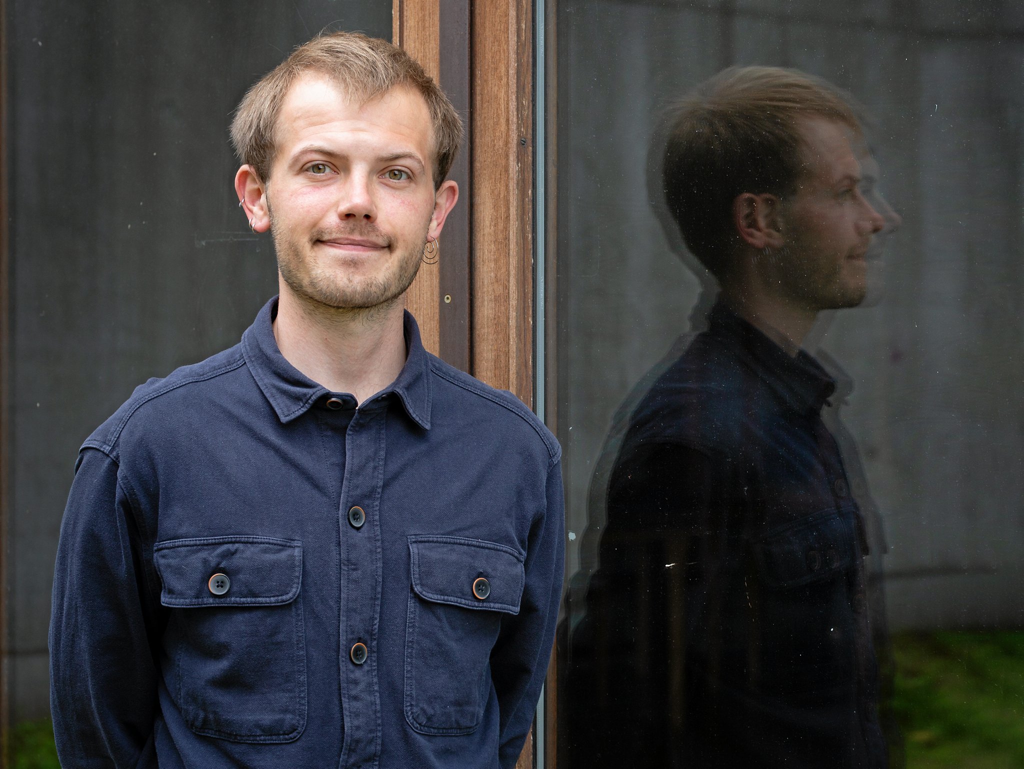 Stinus Kirkeskov, projektleder på Sindets måned og litteraturformidler på Glostrup Bibliotek