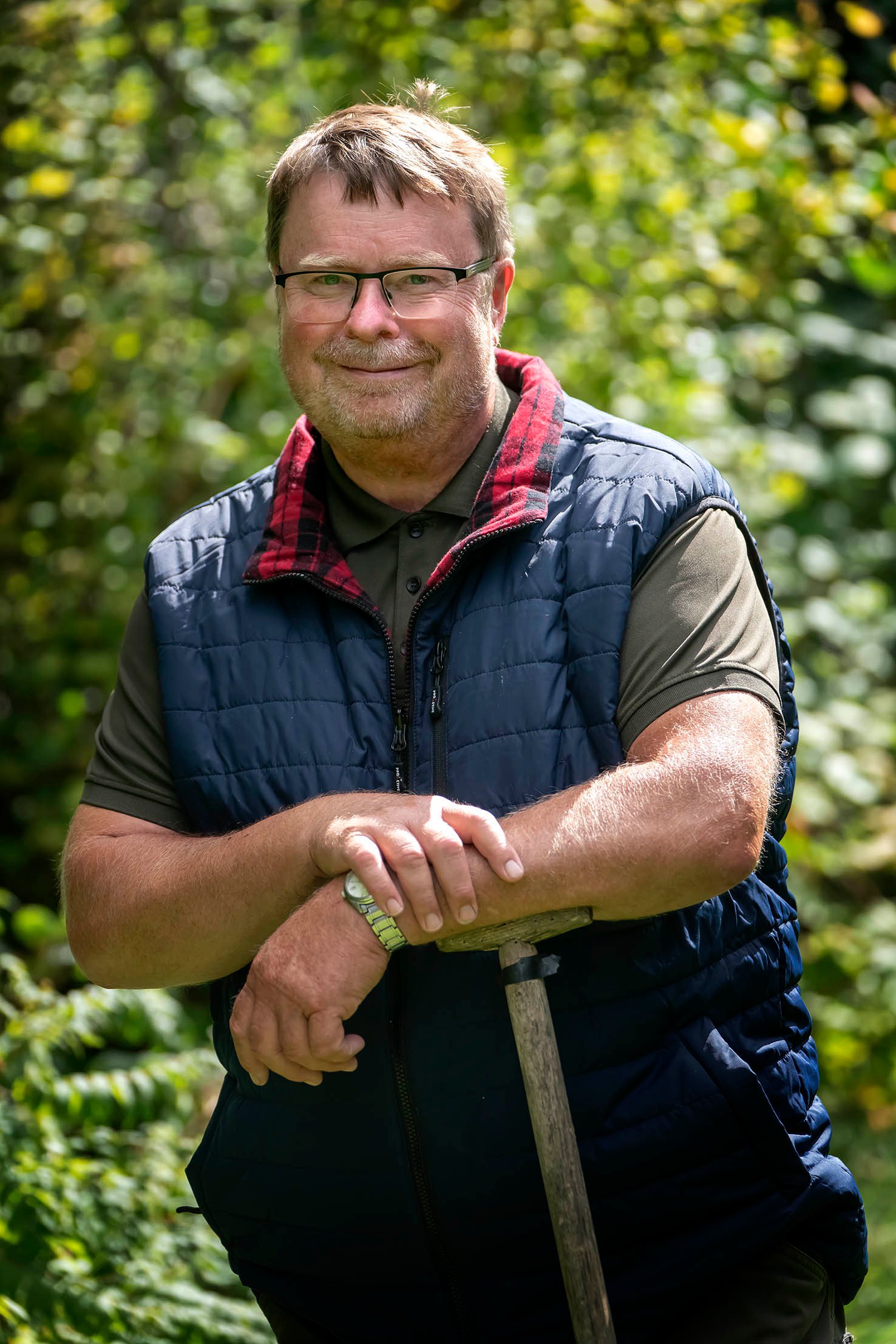 Egon Christensen skriver tre ting ned, som han skal hver dag. Det skal helst være mindst to gode.
