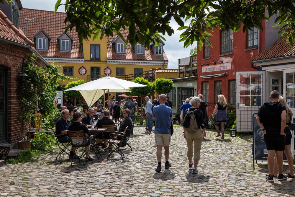 Luffes gård er en af byens hyggeligste baggårde