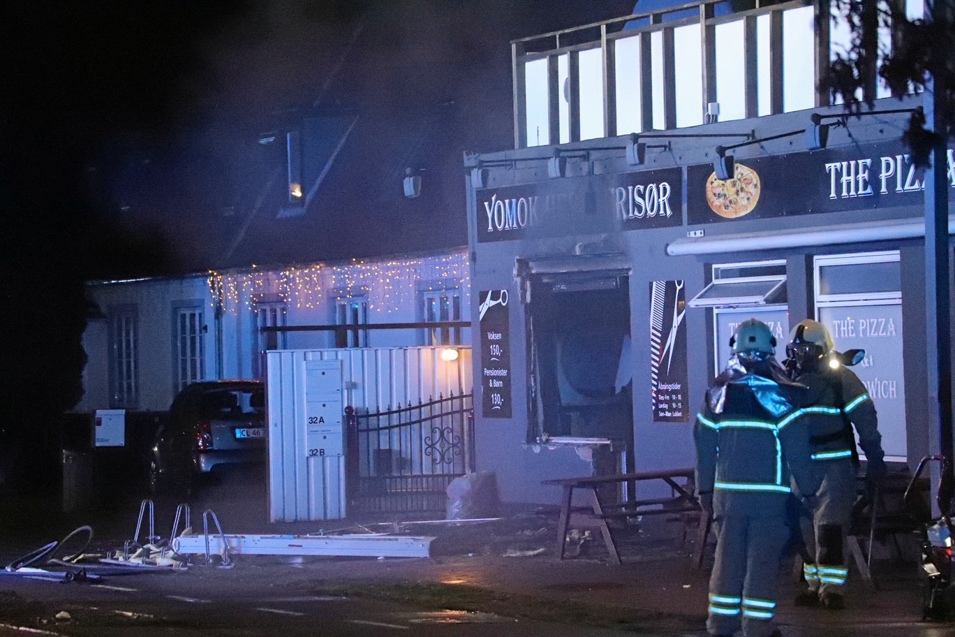 Natten til 4. februar 2022 blev der udført et brandattentat mod frisørsalonen. - Presse-fotos.dk Natten til 4. februar 2022 blev der udført et brandattentat mod frisørsalonen.