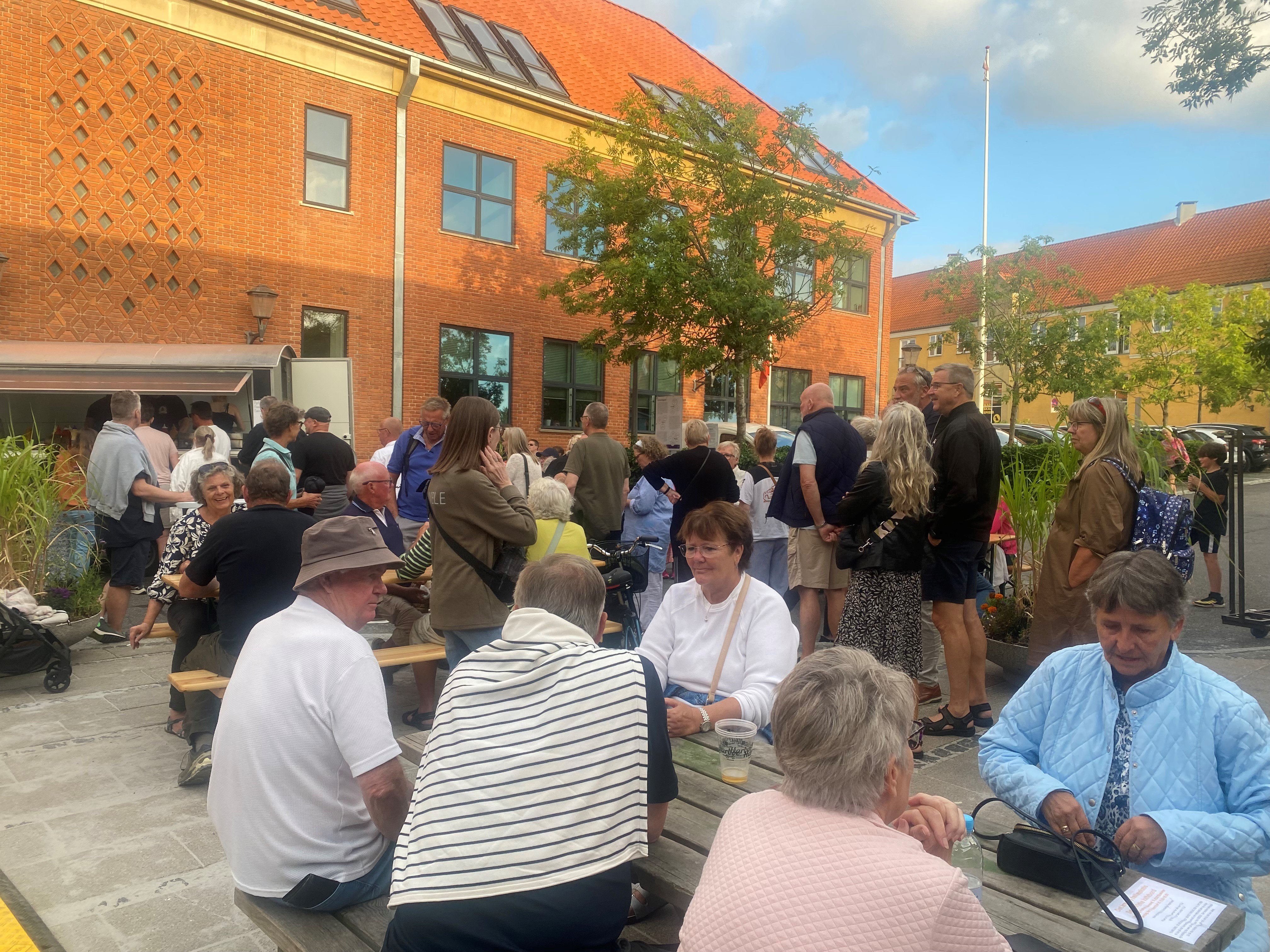 Sådan så det ud, da Skælskør første gang holdt Sensommeraften i 2024.