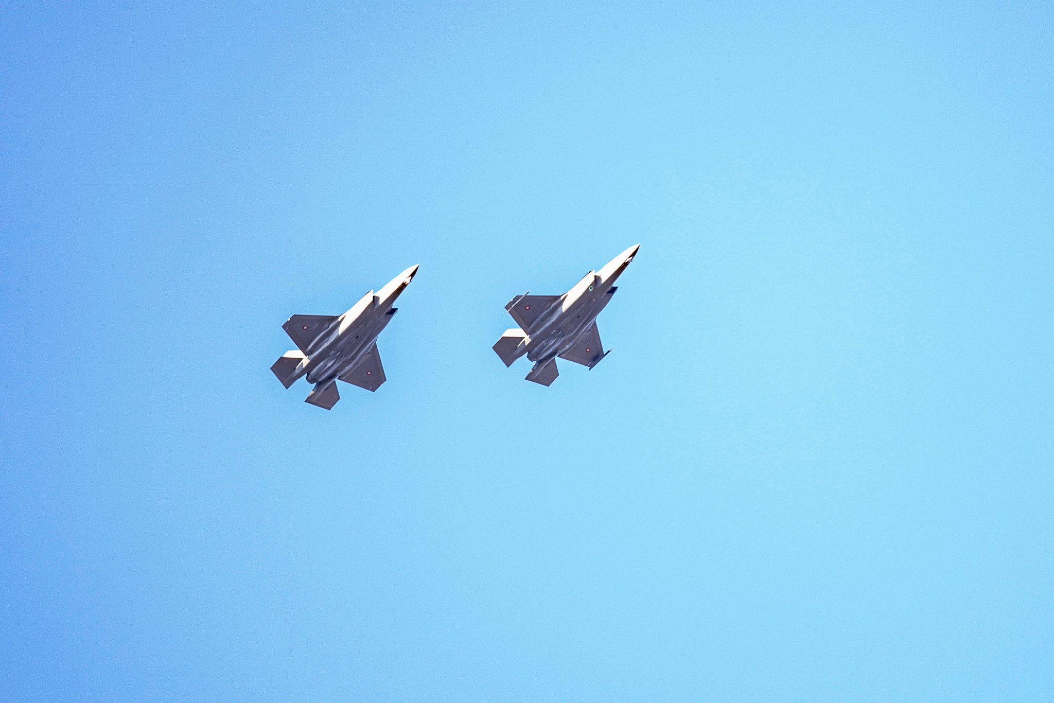 F35-kampfly vil kunne ses over Slagelse og Korsør lørdag middag.