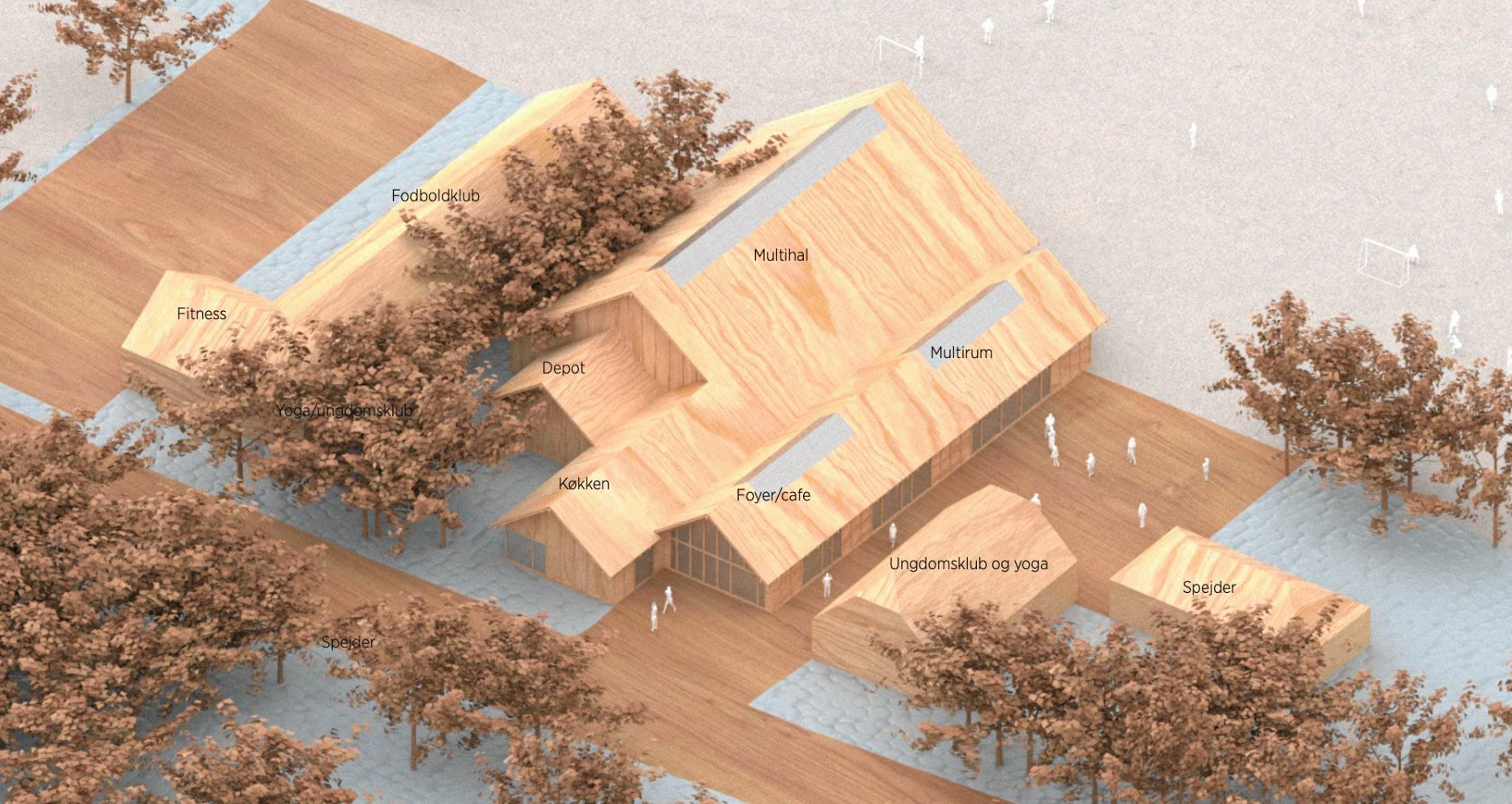 Sådan kan multihuset kommet til at se ud i Jystrup.