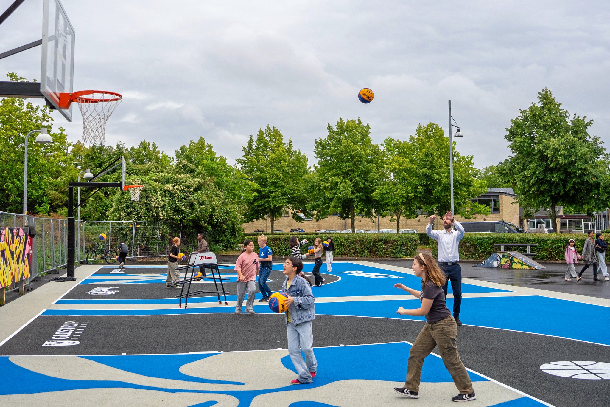 Glostrup har fået street basket baner.