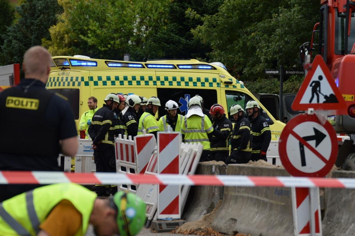 Arbejdsulykke i Gentofte