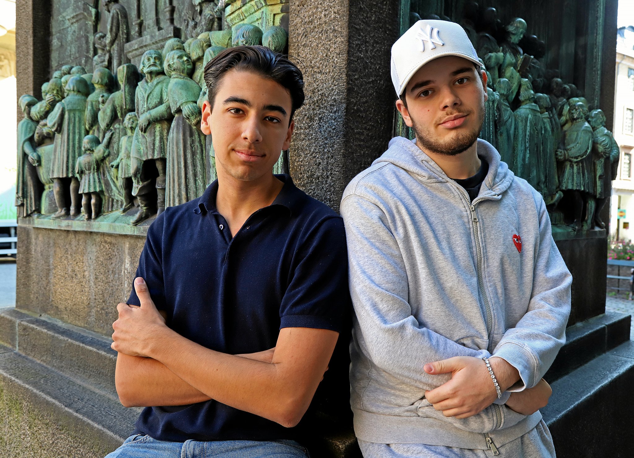 Iværksætterne bag VerifyID Milo Mingolla Kielgast og Yassin Mohamed har netop afsluttet handelsgymnasiet.