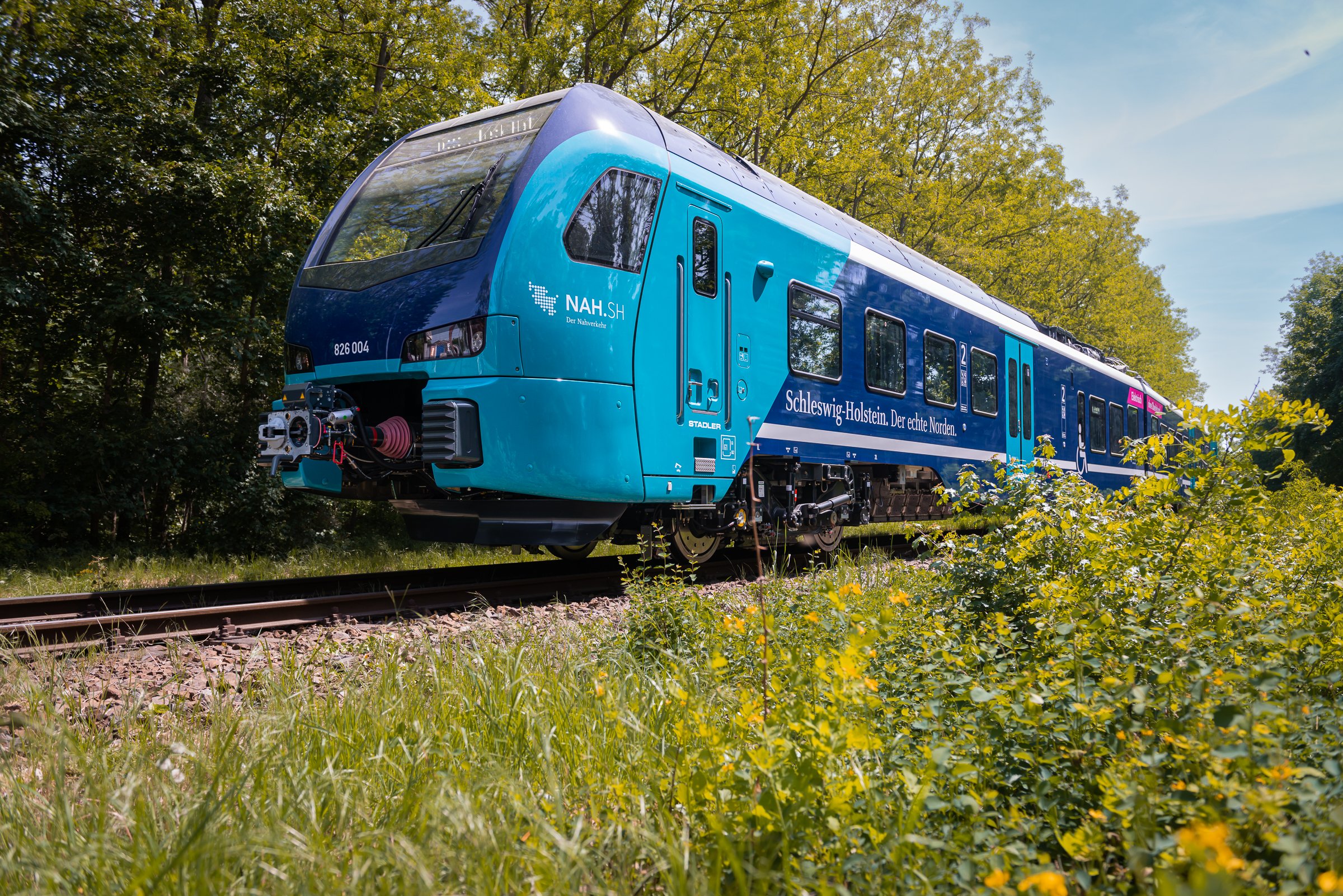 Den tyske togproducent Stadler har allerede batteritog som dette kørende flere steder i Europa, heriblandt i Slesvig-Holsten. NU er de på vej til Sjælland.