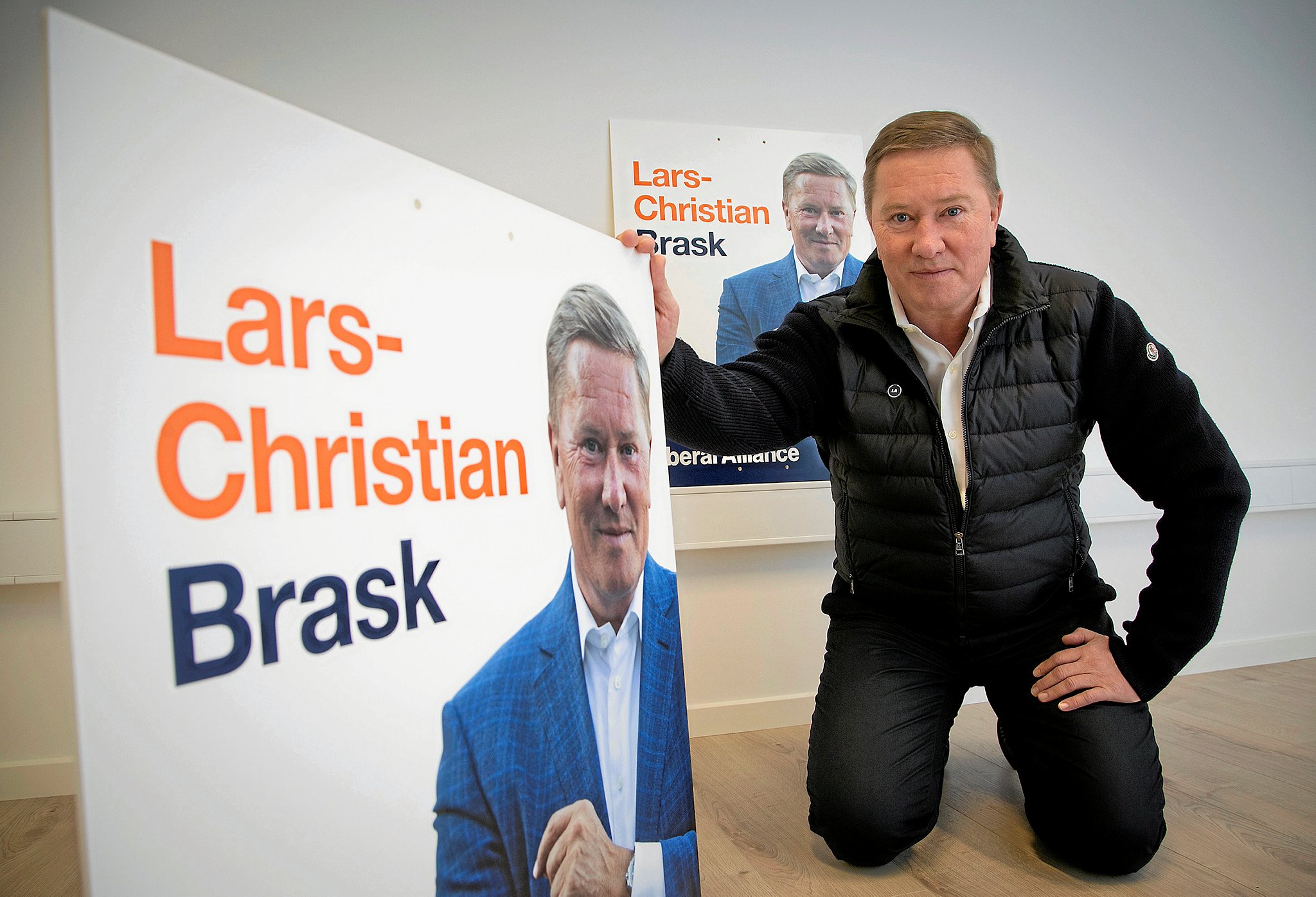 Lars-Christian Brask genkender ikke det billede af mange mennesker i bymidten, som data angiveligt viser. - Man ser et fatamorgana, siger han.