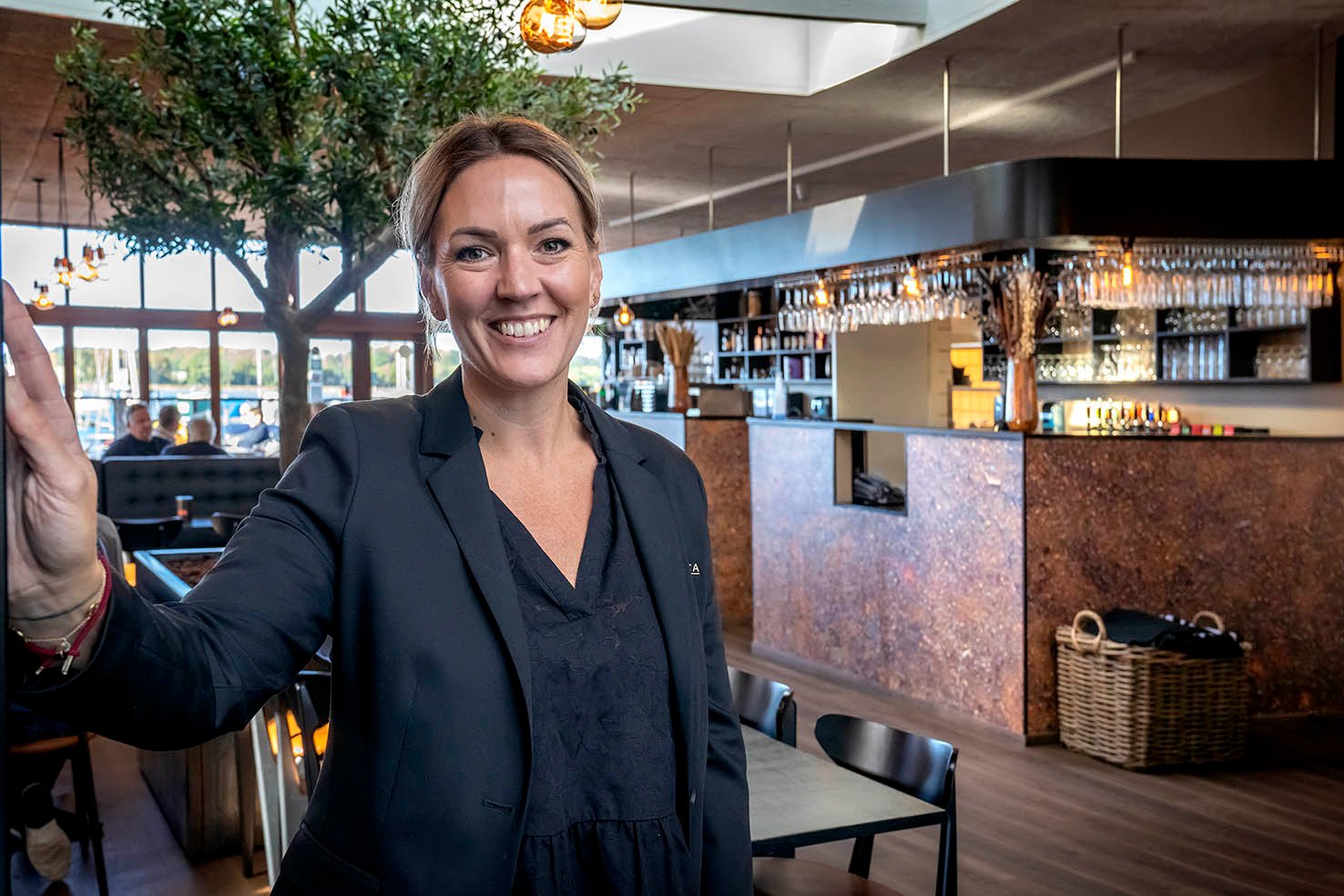 Diana Wilms fra Café Mocca glæder sig over, at caféen har fået en førsteplads.
