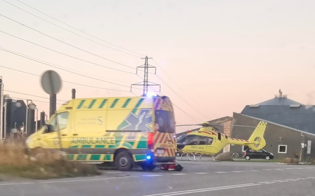 21-årig i ulykke