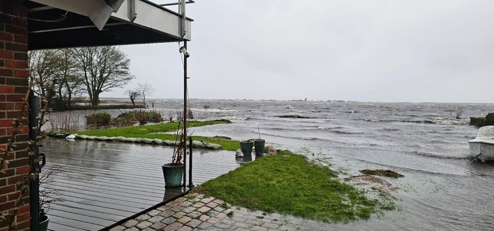 I januar stod flere huse på Havstokken i Køge under vand.