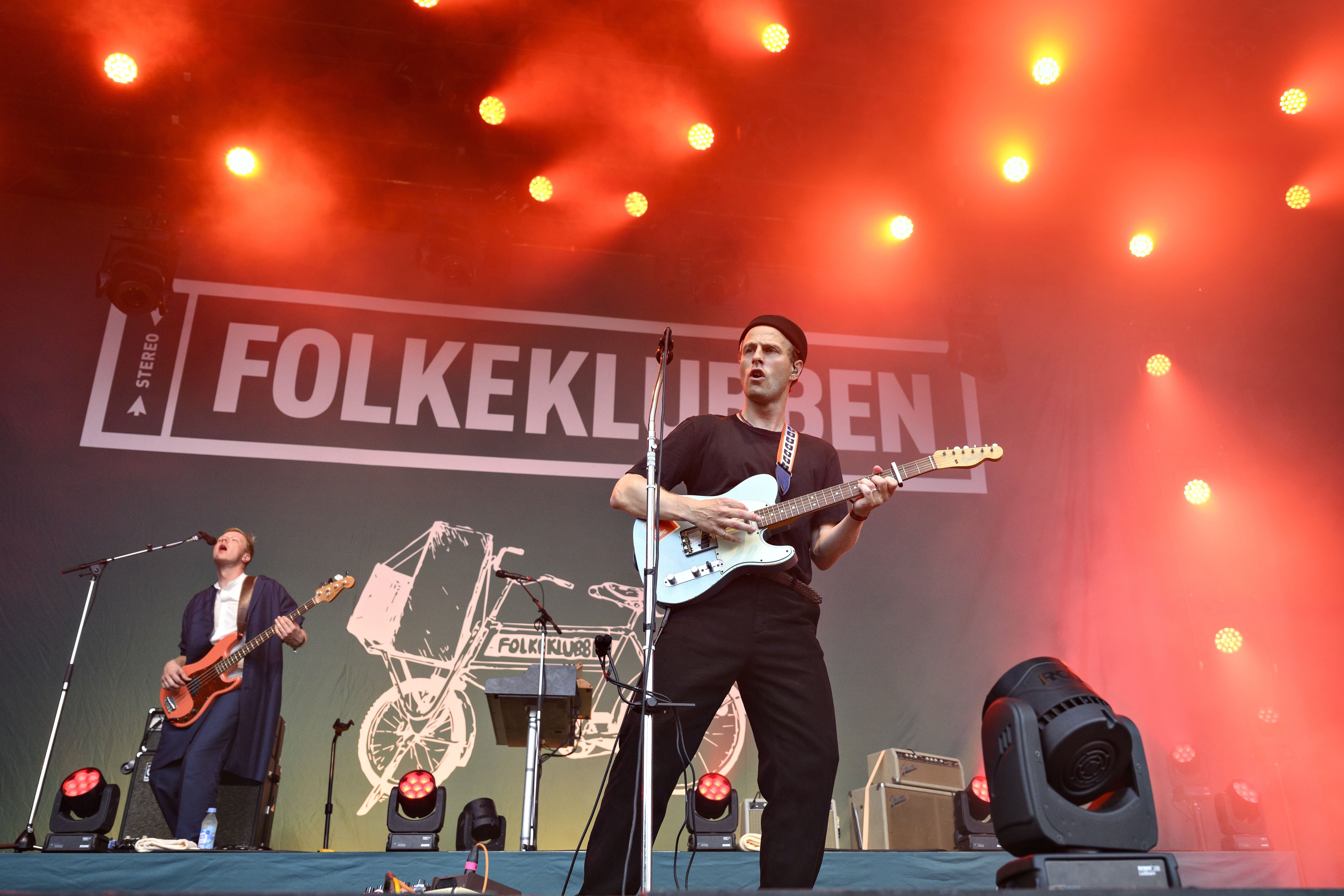 Folkeklubben havde endnu en travl sommer, hvor bandet blandt andet spillede på Tønder Festival. (Arkivfoto).