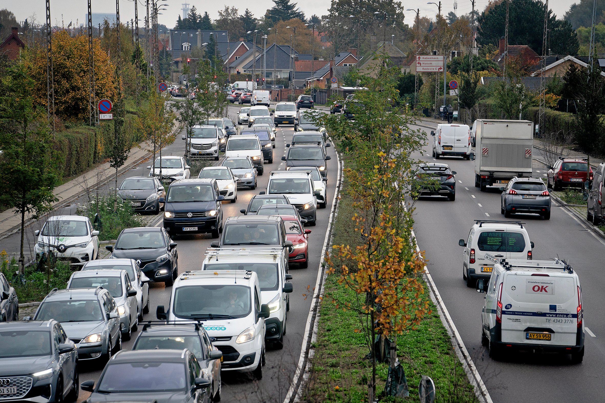 Weekenden byder på tæt trafik for dem, der bevæger sig mod Roskilde Dyrskue.