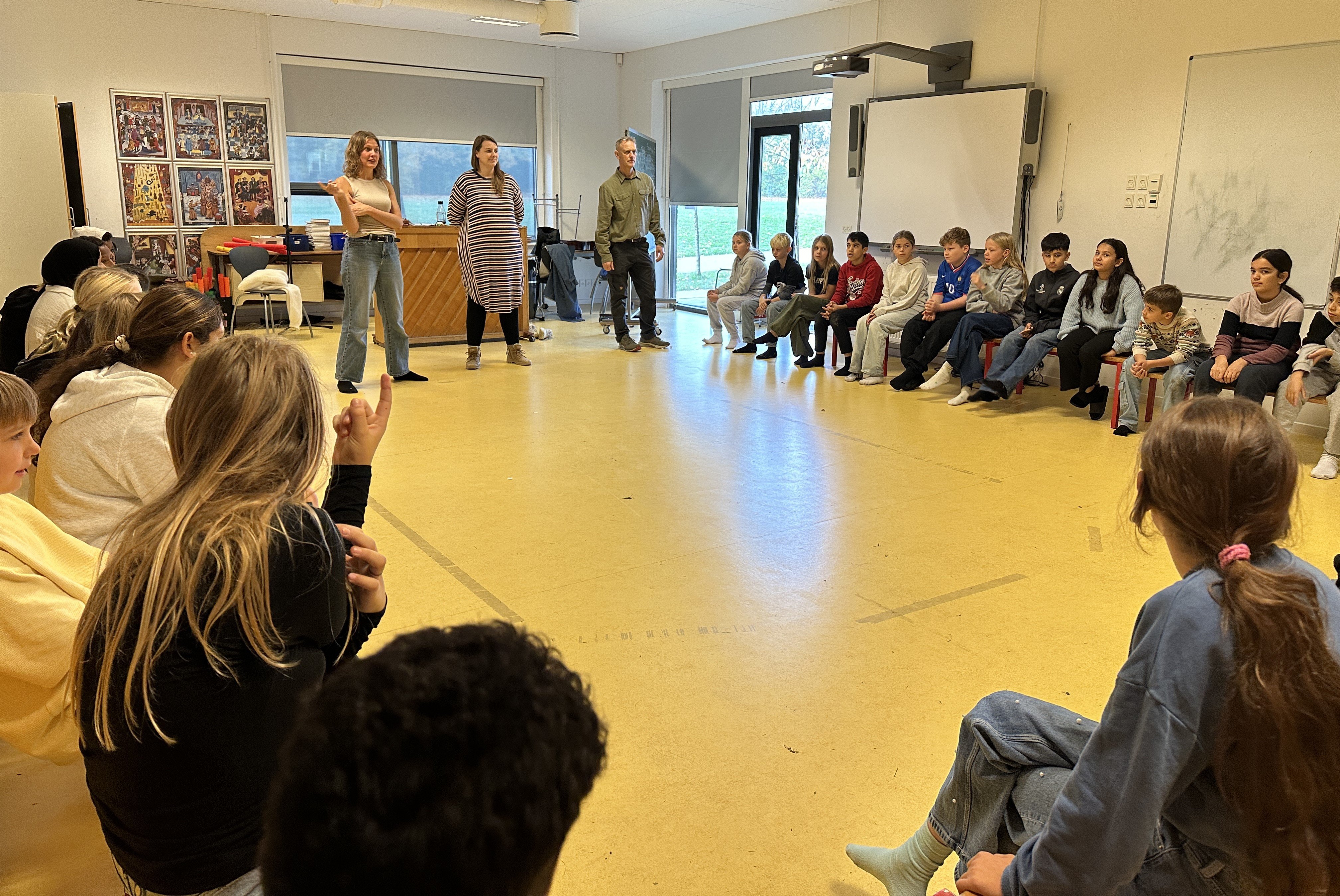 For nyligt var der første korprøve i Bjergmarkskolens nye kor for 5.-6. klasssetrin under OrkesterMester-ordningen.