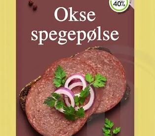 Spegepølse tilbagekaldes.