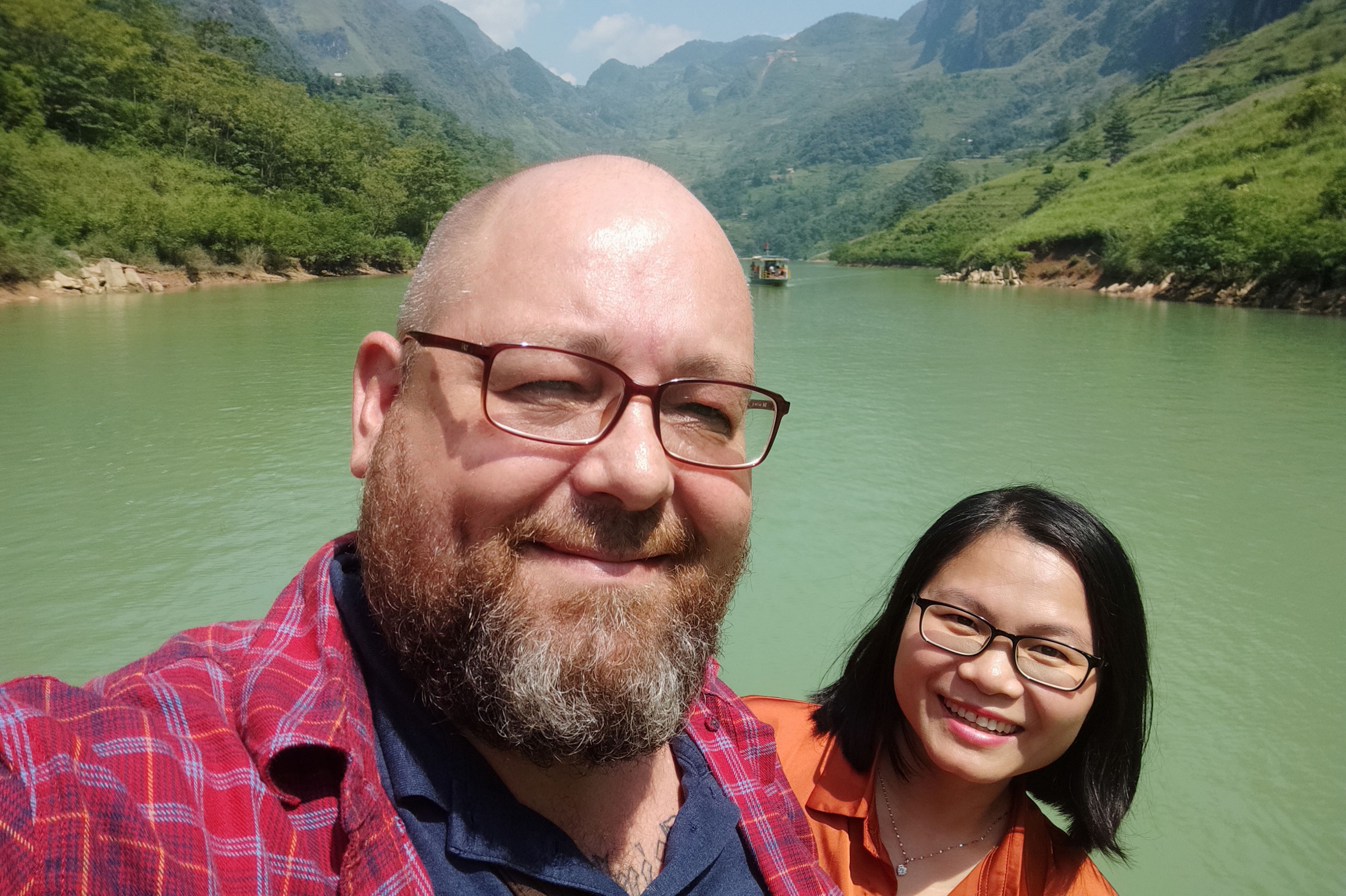 Thomas Kirkbøl og hans kone Mai tager ofte til det smukke Ha Giang i den nordlige del af landet - et område, som de færreste turister har opdaget endnu. (Privatfoto).