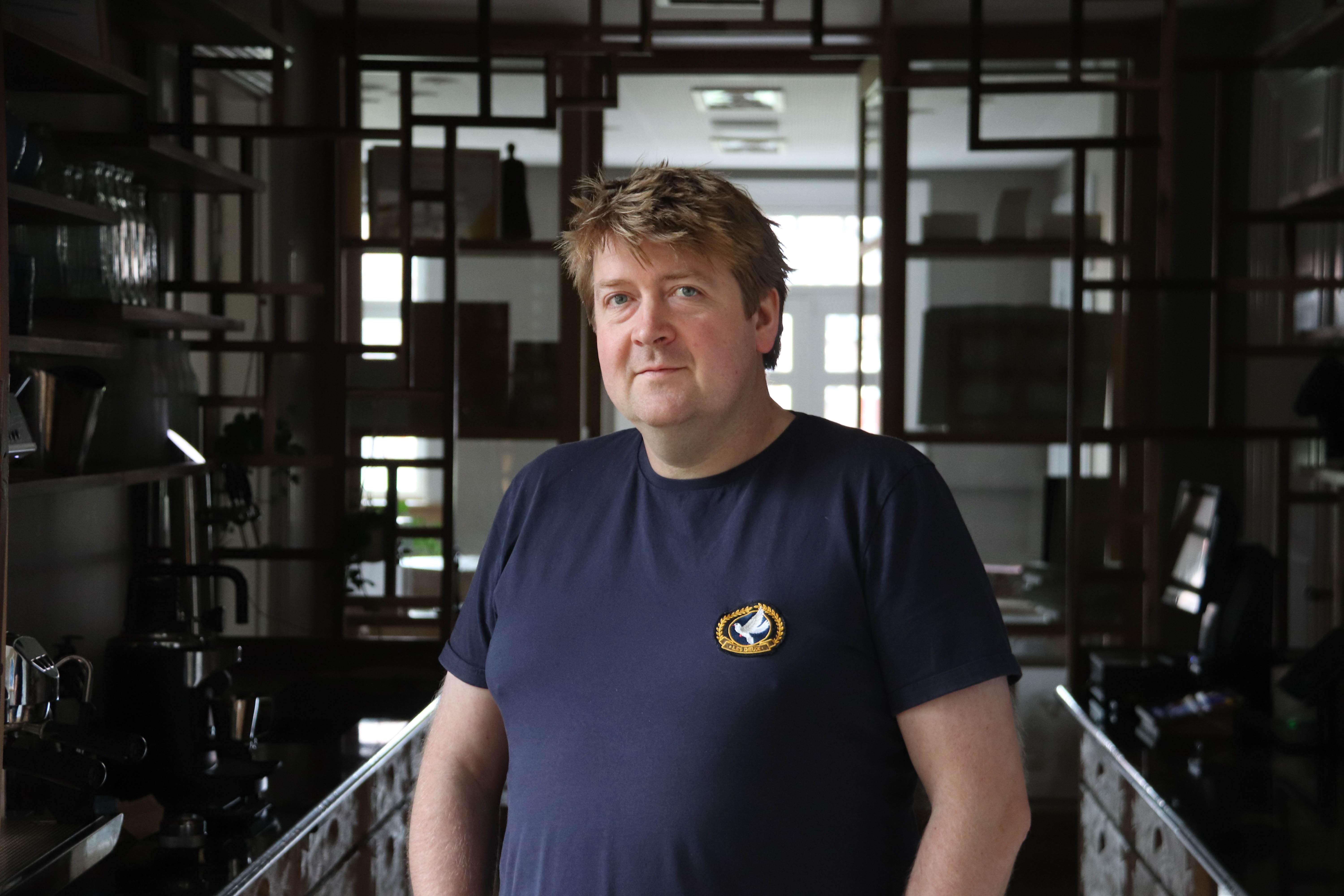 Michelin-kok Claus Henriksen på Restaurant Mota i Anneberg Kulturpark.
