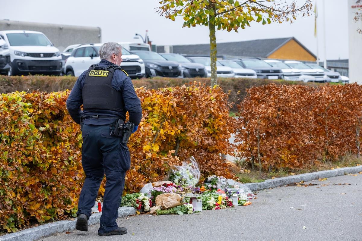 Politiet til stede i Birkerød