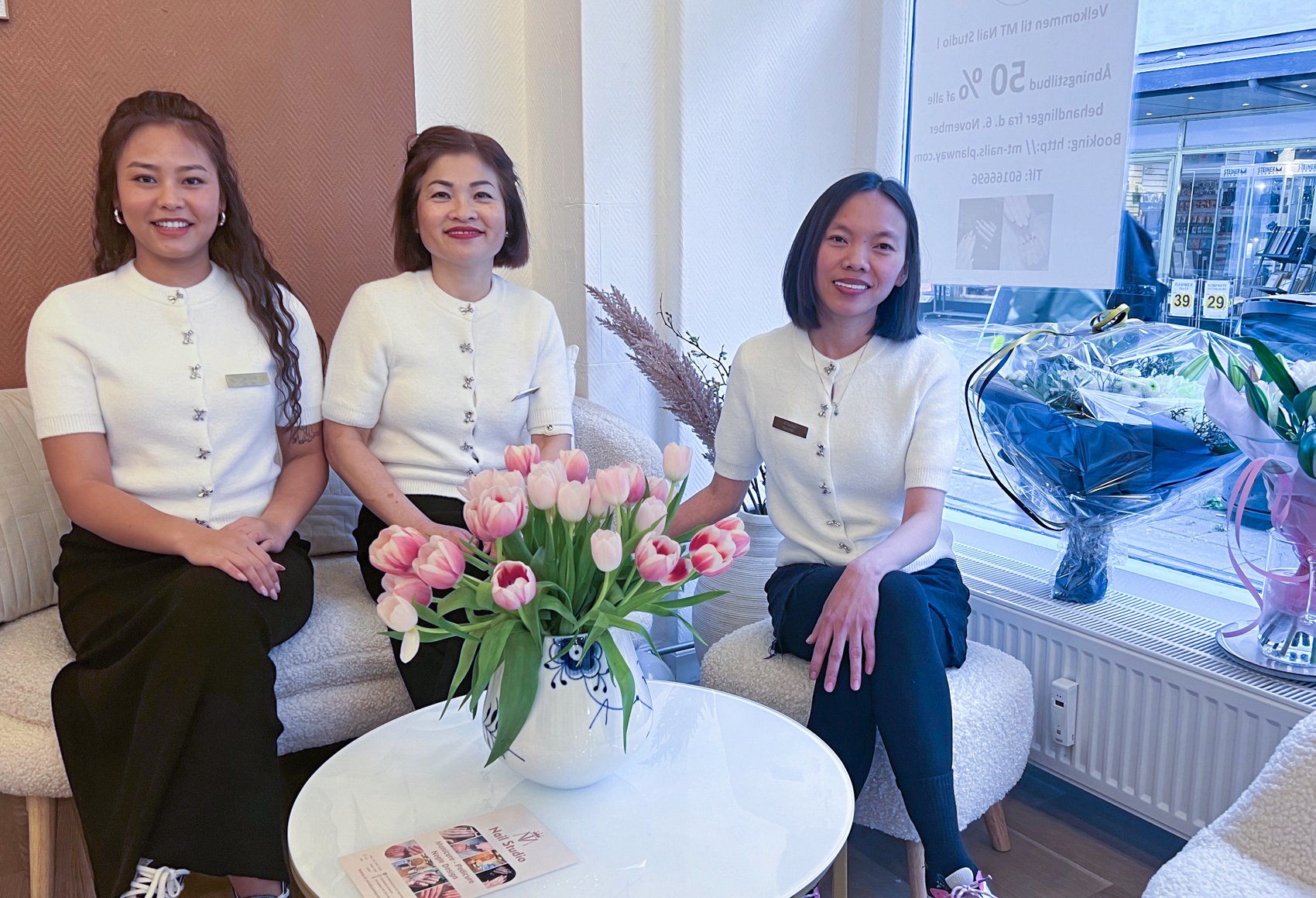 Butiksnyt. Gågaden har nu to neglesaloner efter Mia, MiMi og ViVi har slået dørene op.