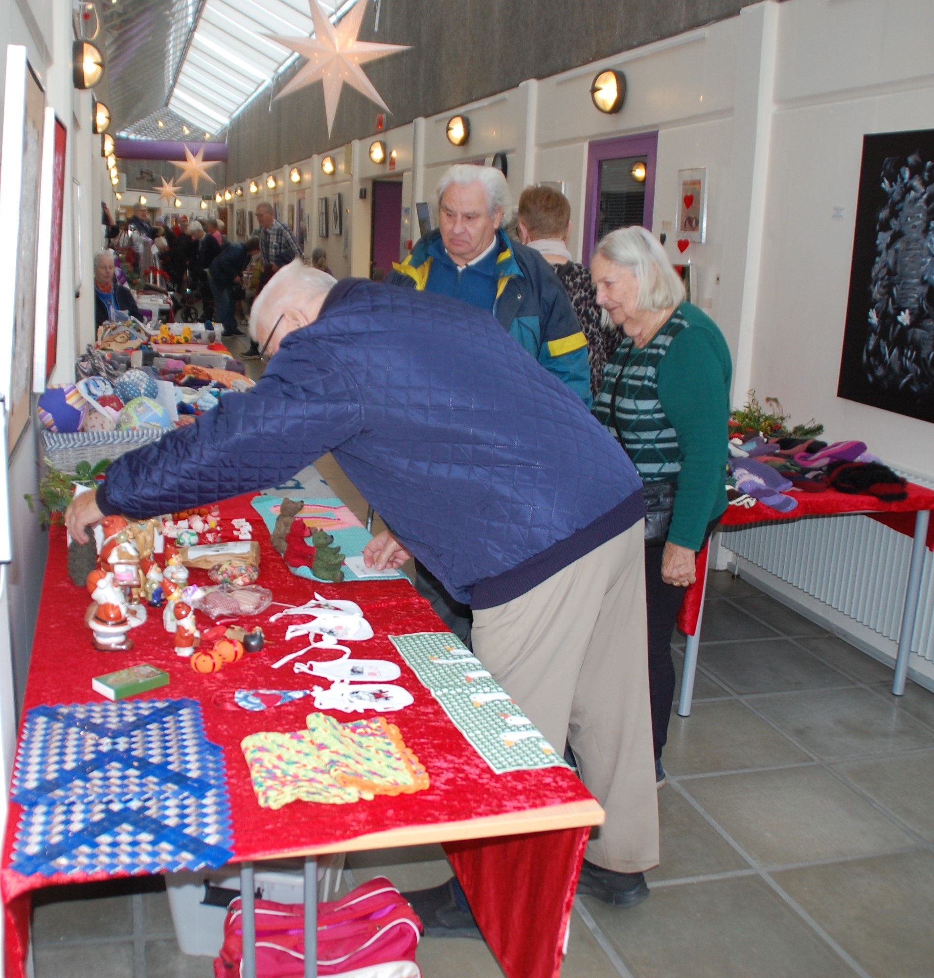 Det årlige julemarked i Aktivitetscenter Munkesøen, slår snart dørene op