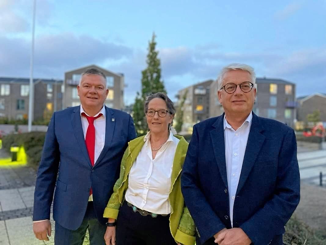 Morten Dahlberg, Pia Foght og Bo Jul Nielsen. Socialdemokratiets byrådsgruppe.