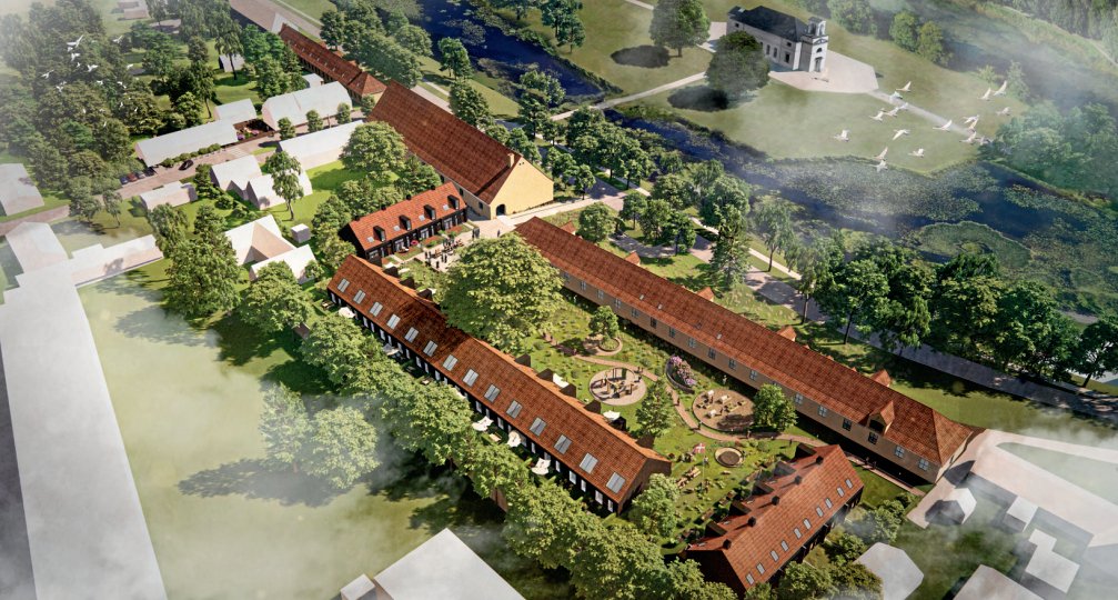 Der ligger nu et revideret projektforslag for boliger i og ved det tidligere Jagt- og Skovbrugsmuseum i Hørsholm.