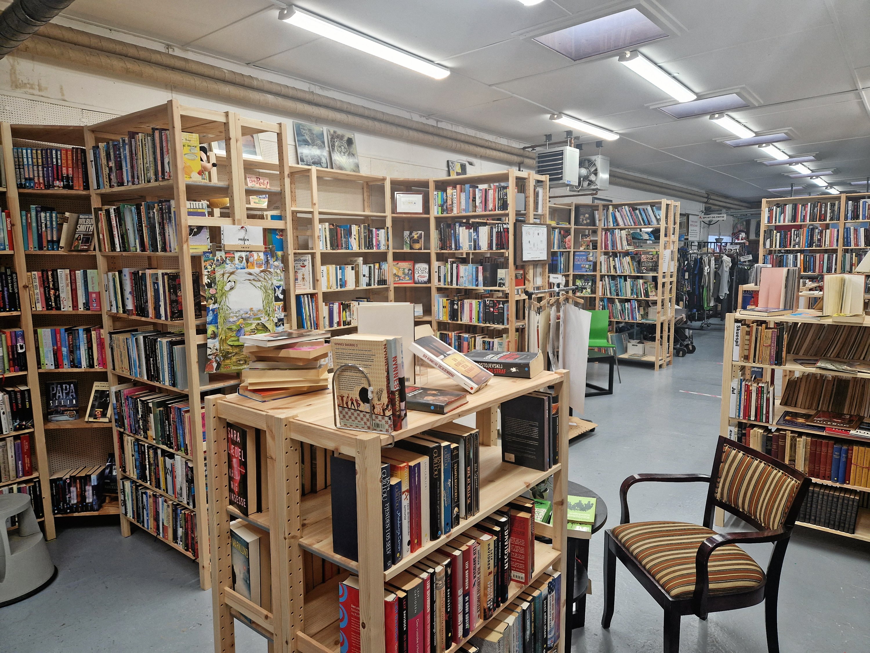 Danmission Genbrug Osted åbner en helt ny bogafdeling.