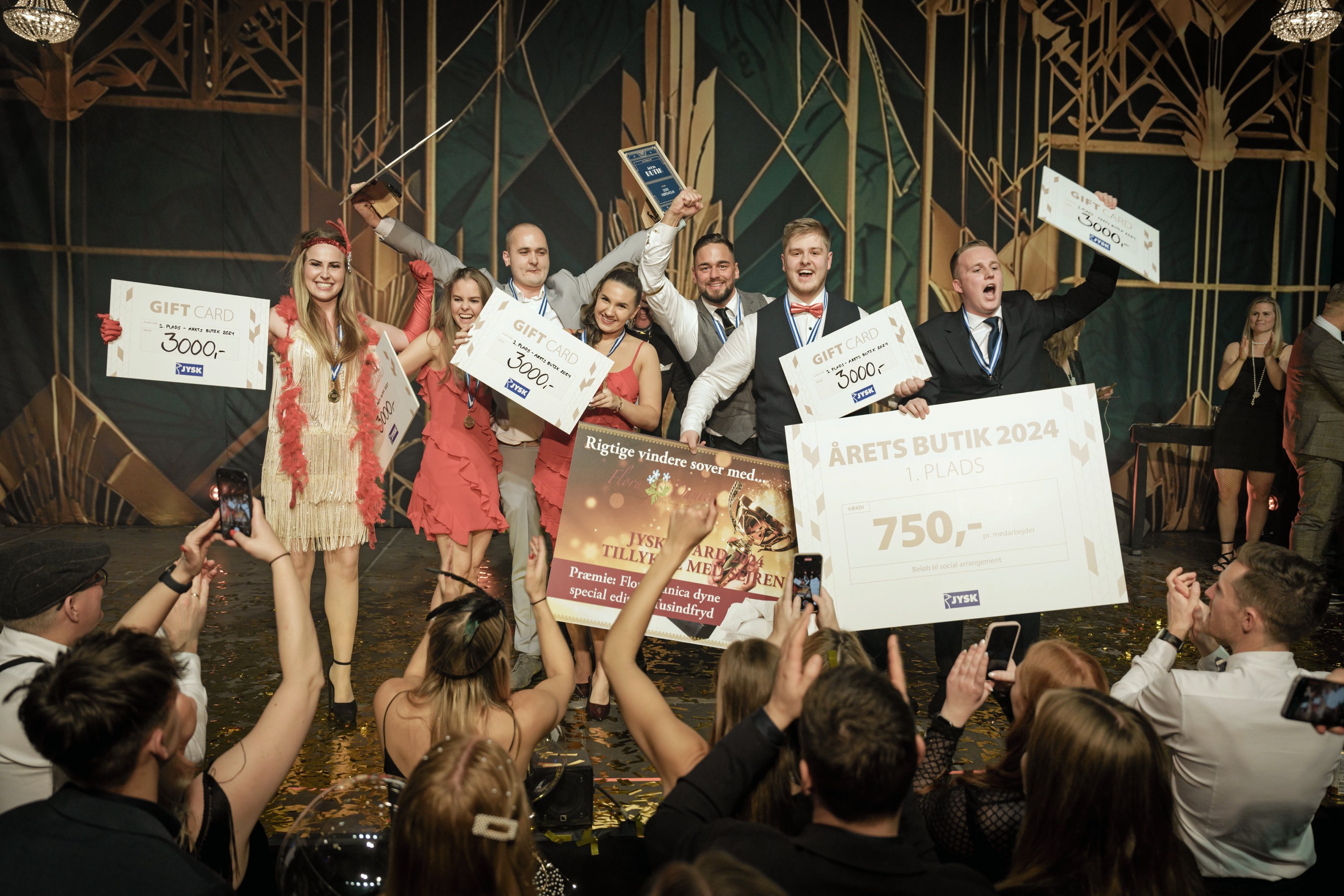 Butiksnyt. Glæden var ikke til at tage fejl af, da prisen blev uddelt i Odense Congres Center.
