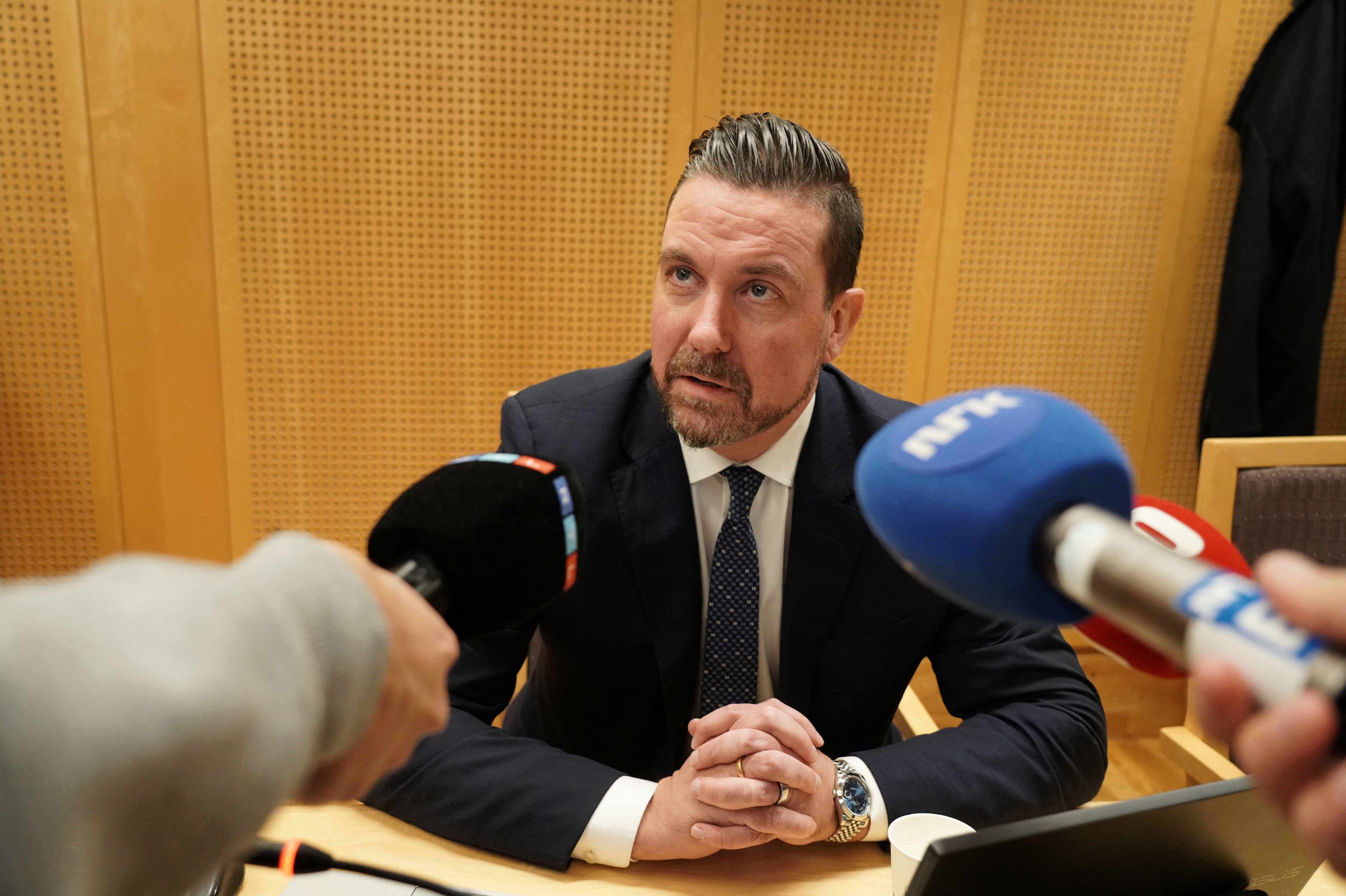 Øyvind Bratlien repræsenterede Marius Borg Høiby ved grundlovsforhøret i Oslo onsdag.