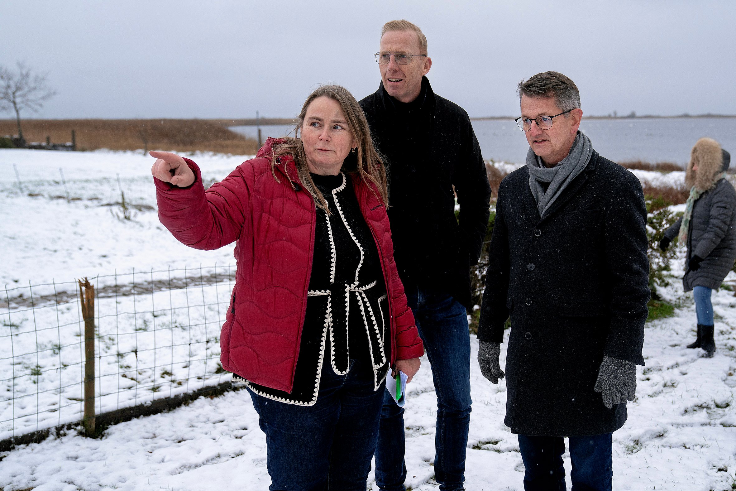 Minister for samfundssikkerhed og beredskab Torsten Schack Pedersen (V) besøgte forrige fredag flere medtagede huse på Havstokken i Køge Nord.