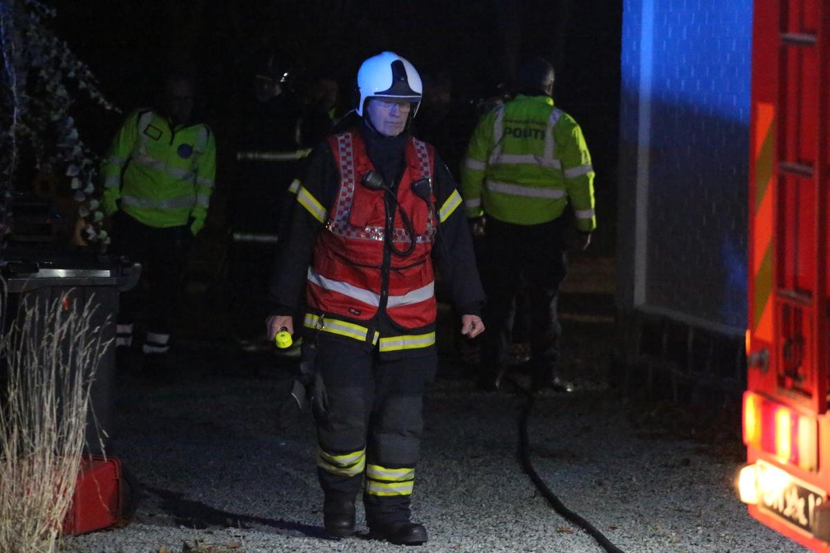 Brand ved Snertinge ved Kalundborg.