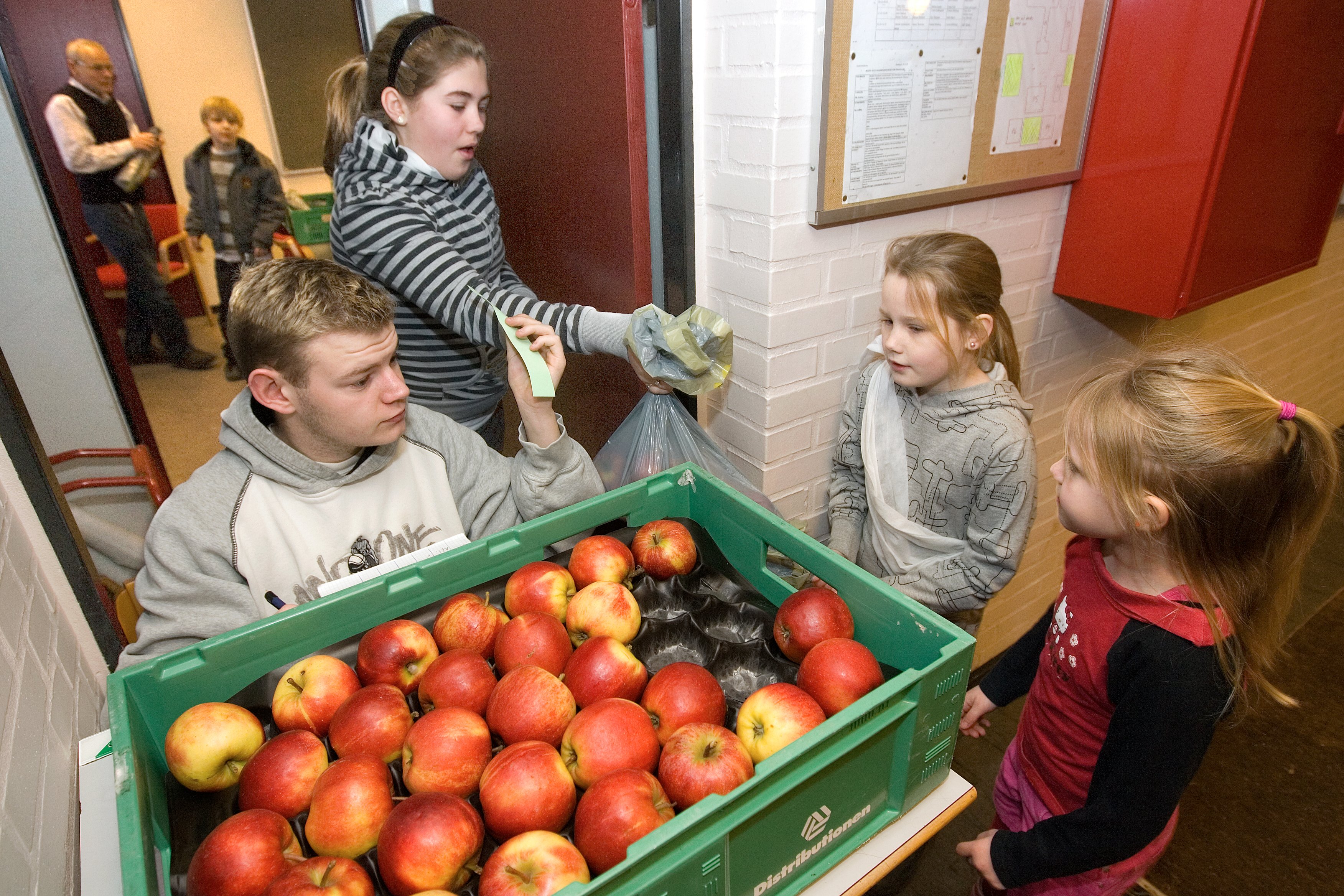 Skolefrugten kommer ikke ud til mange skolebørn i første omgang.