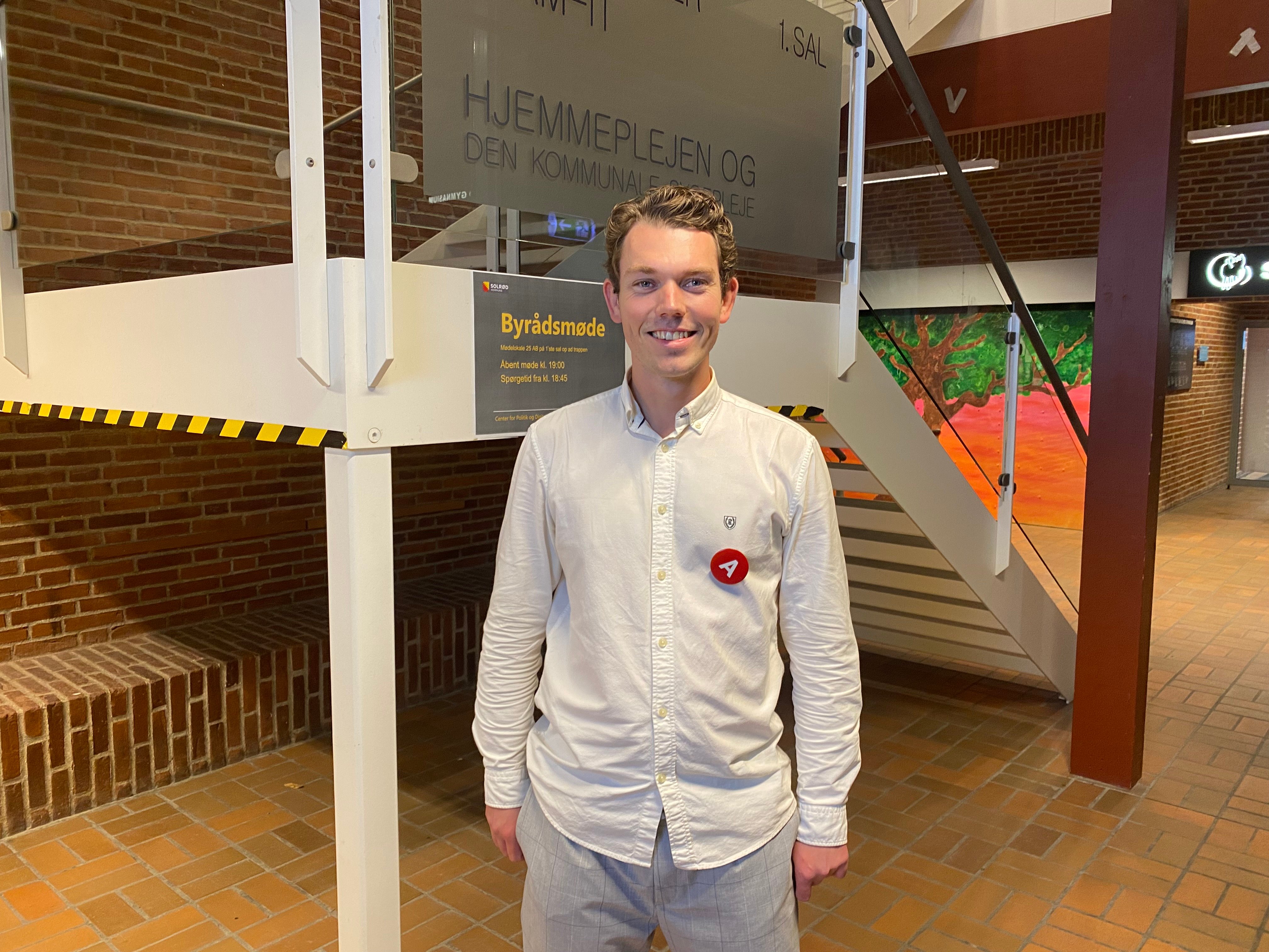 Nicklas Gregil er 2. stedfortræder til byrådet i Solrød Kommune.
