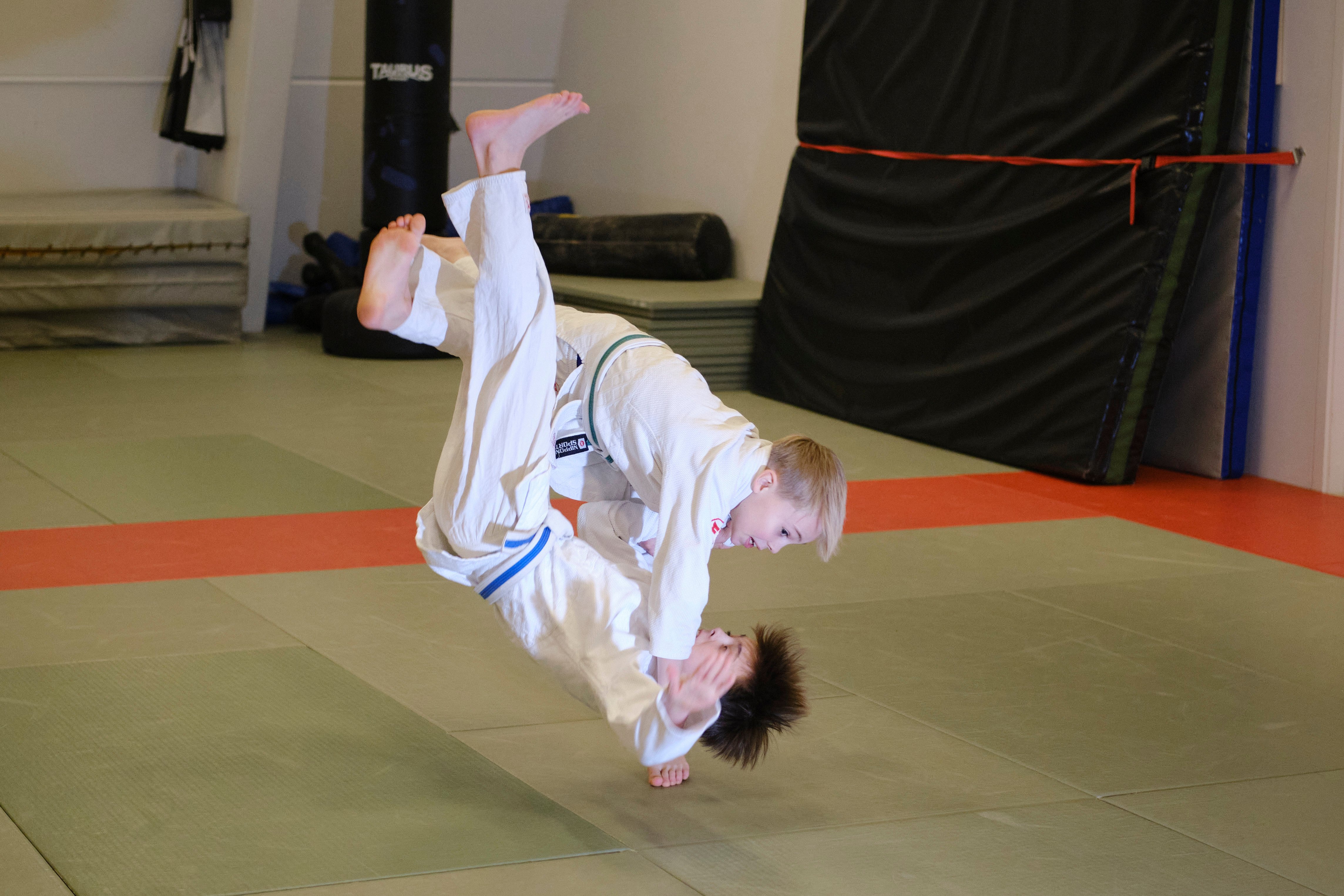 Lyngby Judo og Ju-Jutsu Klub har haft et forrygende år, blandt andet takket være brødreparret her.