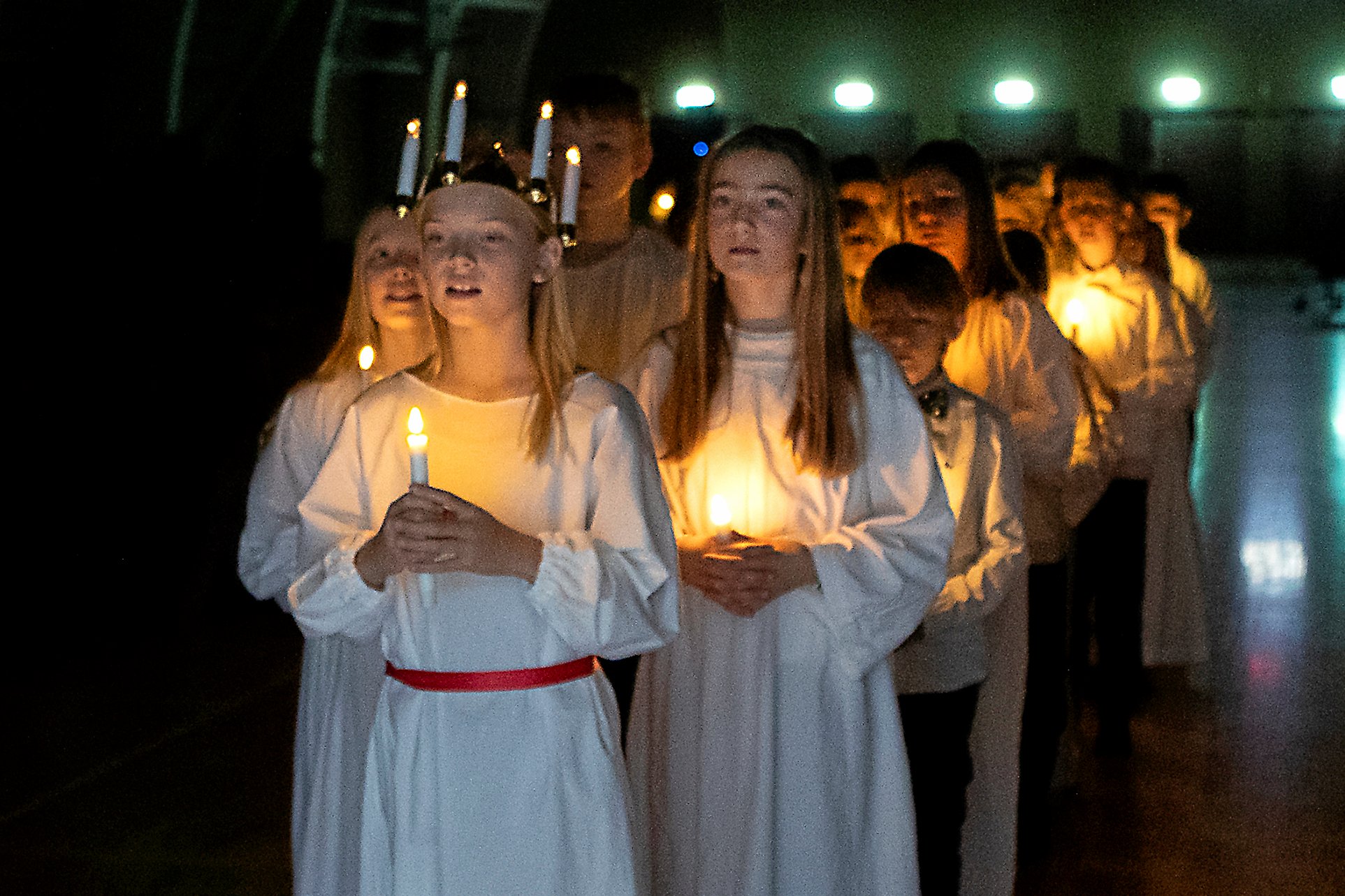 Luciaoptoget er en nyere tradition i Danmark