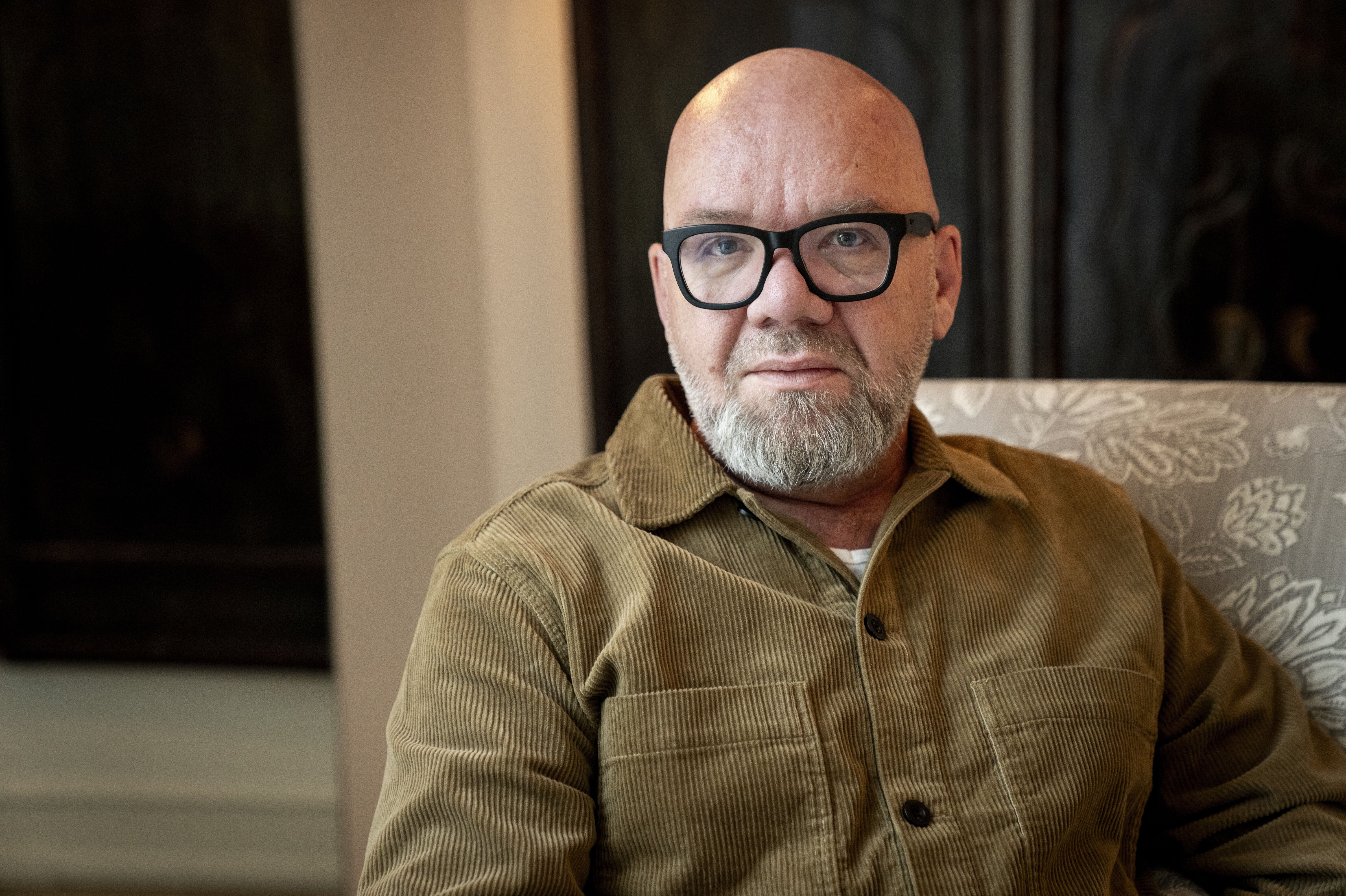 - Der kommer mere ro på denne gang, fortæller komiker Lars Hjortshøj om sit tredje barn, som han venter med kæresten Camilla Skjødt Rønsgaard. (Arkivfoto).