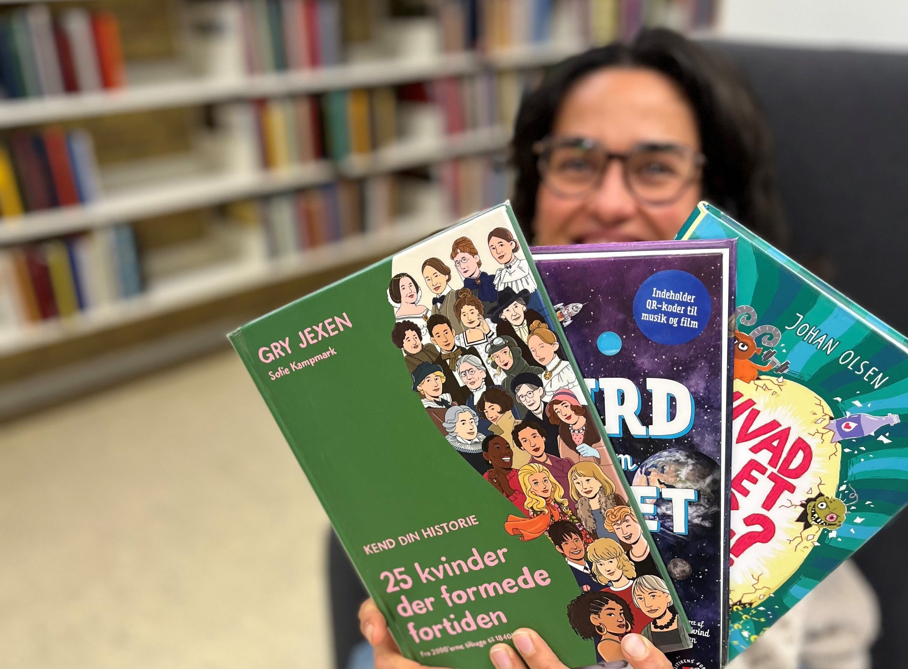 Katrine fra Furesø Bibliotekerne anbefaler tre børnebøger, der gør os klogere.