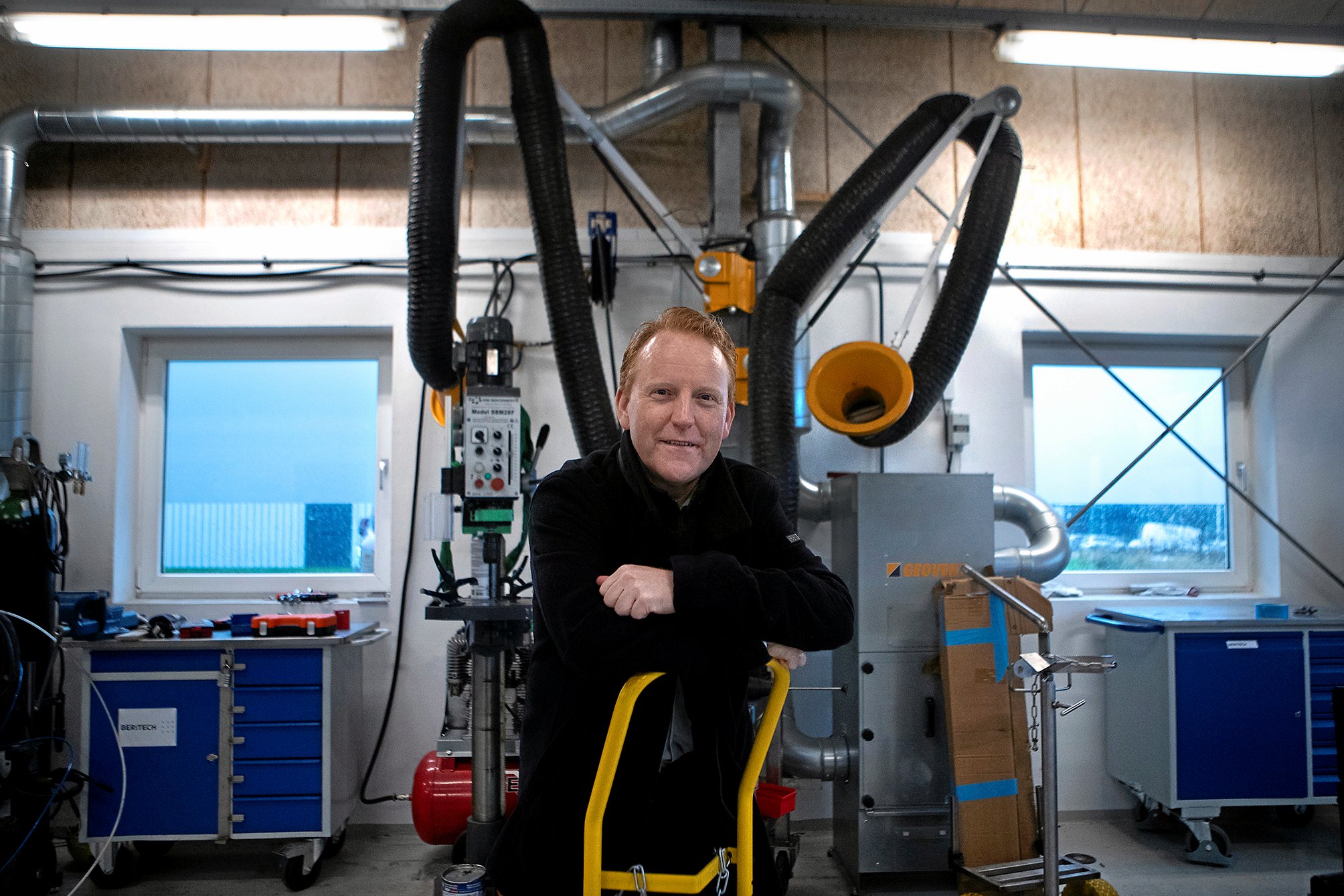 Anders Lomholt er salgsdirektør i Beritech og er med til at opbygge virksomheden i Hillerød og Kalundborg.