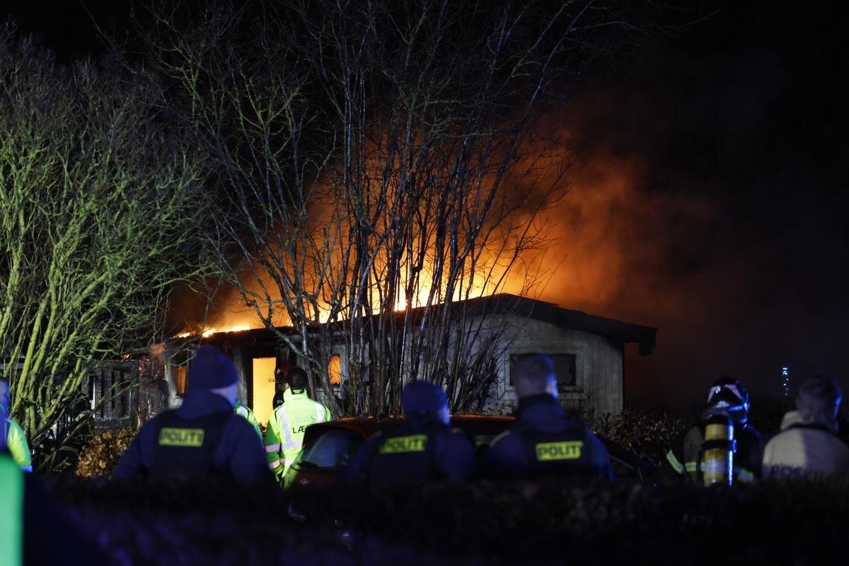 Brand i Kolonihaveforeningen Maglehøj
