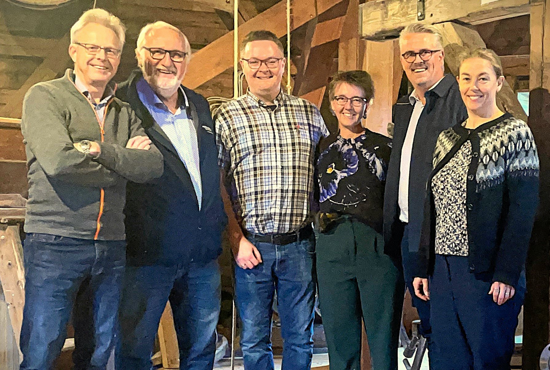 Her er bestyrelsen for organisationen Dansk Mølleinstitut.