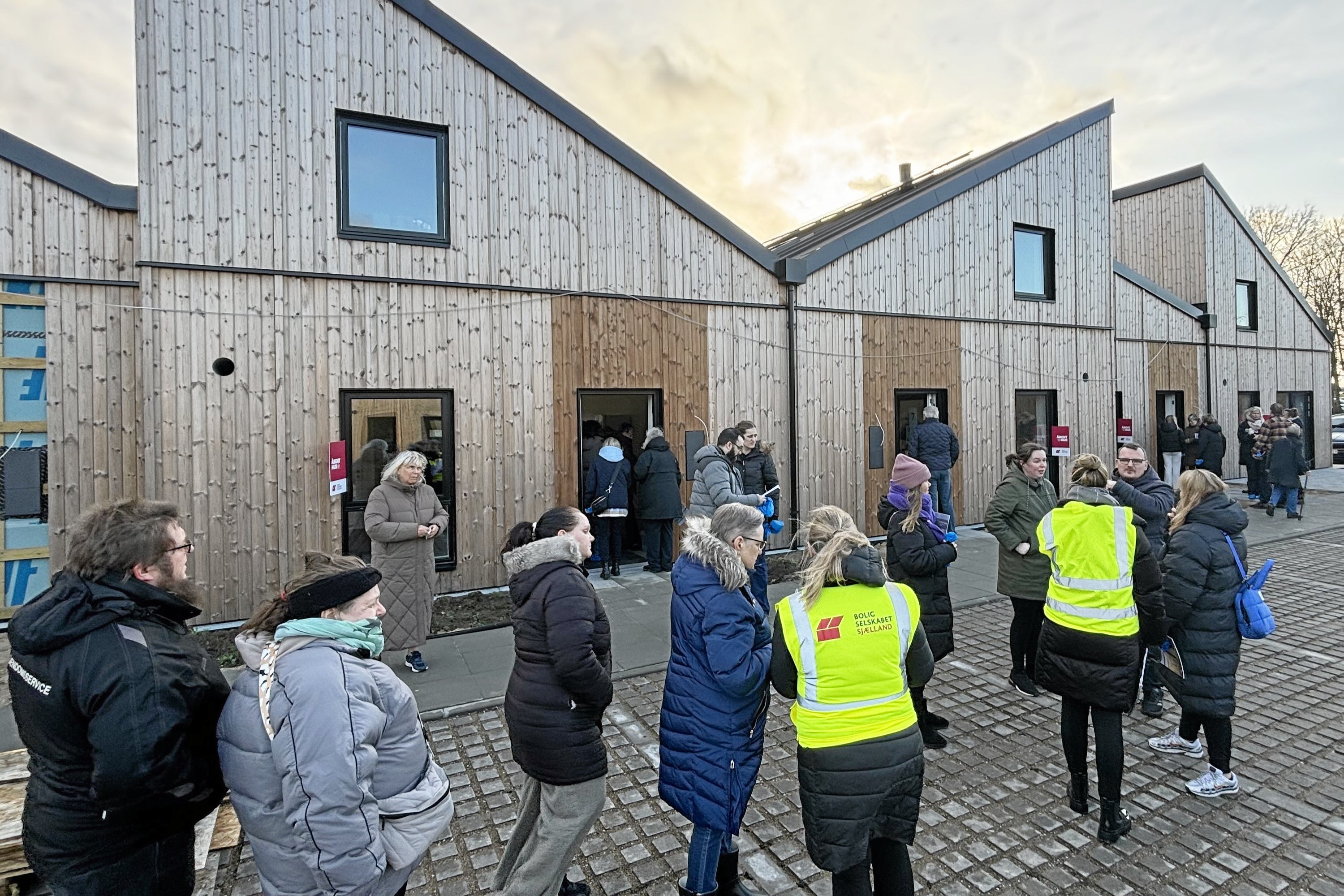 Der var stor interesse, da Boligselskabet Sjælland holdt åbent hus i Sømmes Vænge i Gundsømagle.