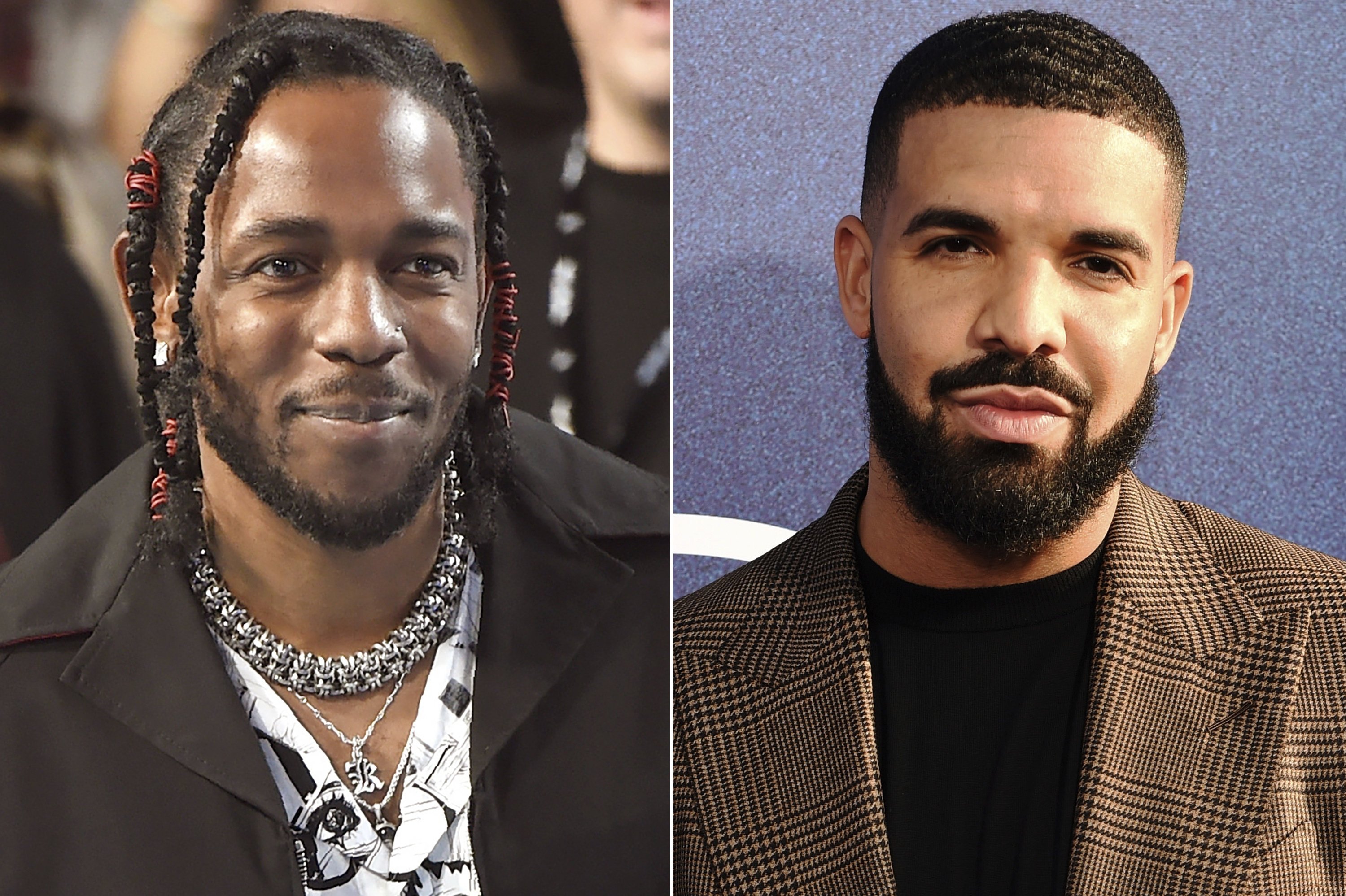 Fejden mellem Kendrick Lamar og Drake går mange år tilbage, men blussede op i slutningen af marts sidste år. Siden da har de to skrevet et væld af nye numre, der lyrisk kritiserer og anklager hinanden for diverse ting. (Arkivfoto).