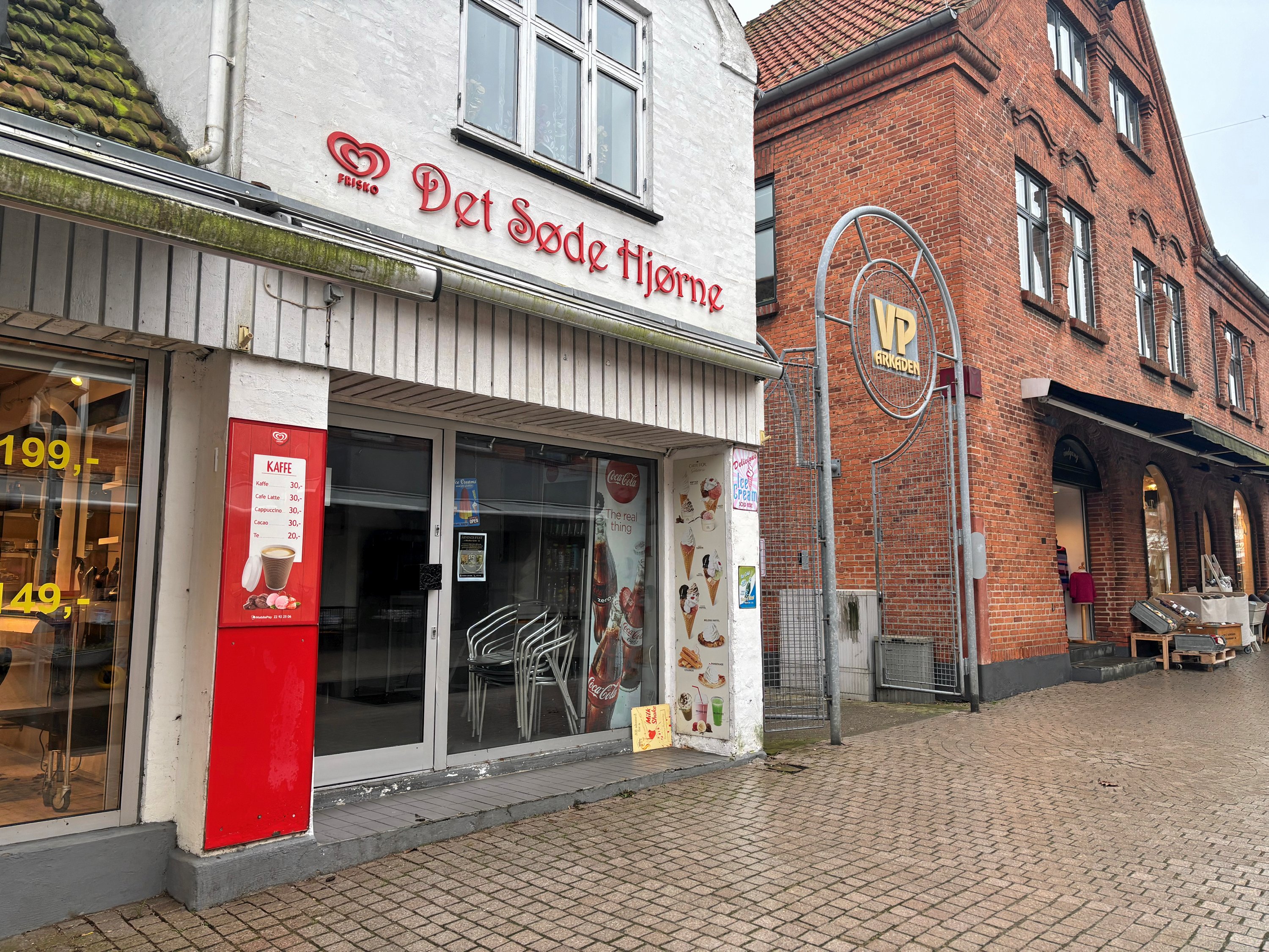 Østergade 14B har blandt andet huset slikbutikken Det Søde Hjørne.