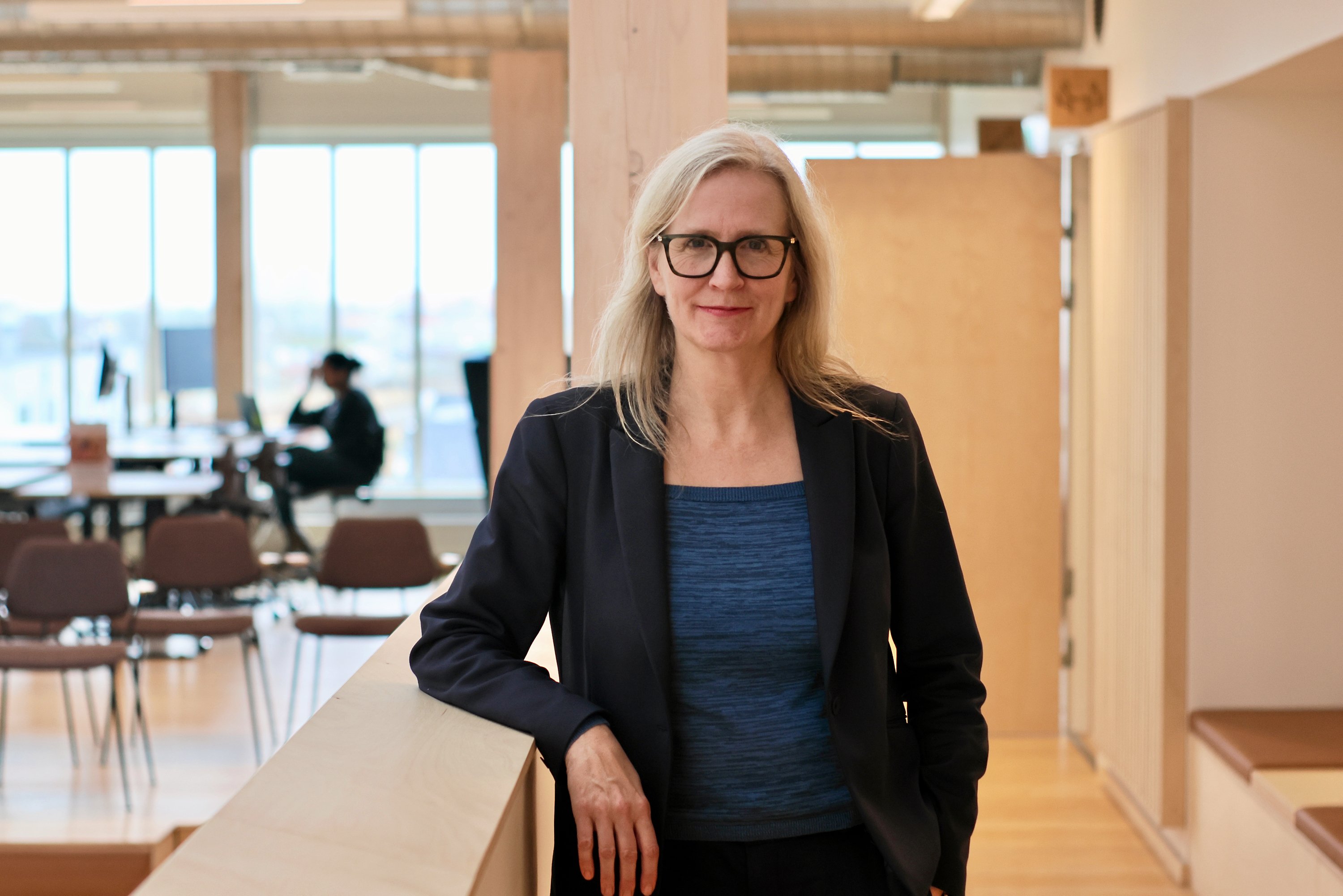 Anette Birck, direktør i Helix Lab, mener, at et godt fællesskab er uhyre vigtigt, hvis højtuddannede skal vælge at blive i Kalundborg.