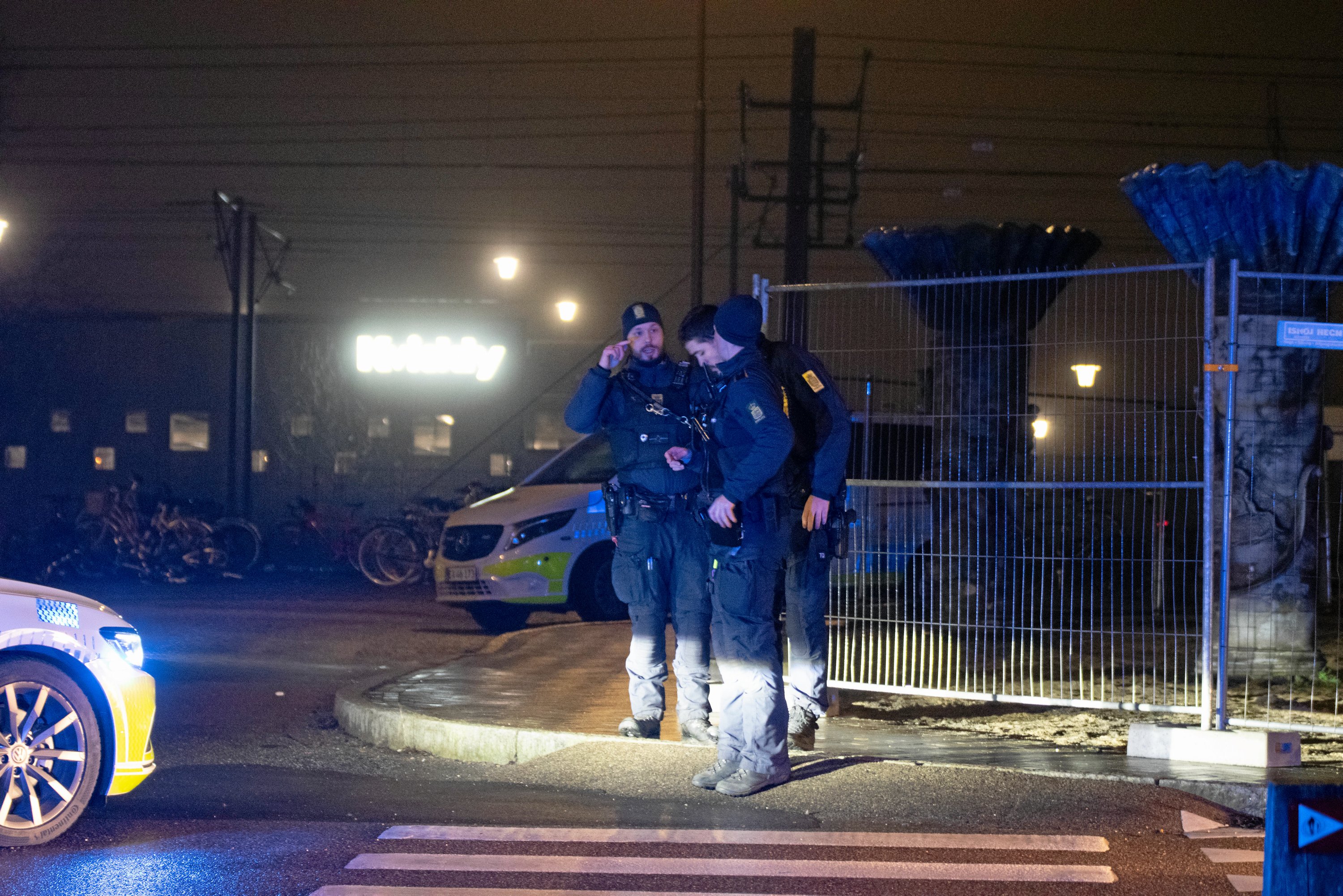Politiet rykkede ud nær station i weekenden.