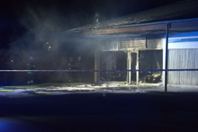 Brand i vandpibecaeen Café Dunya natten til onsdag. - Presse-fotos.dk Brand i vandpibecaeen Café Dunya natten til onsdag.