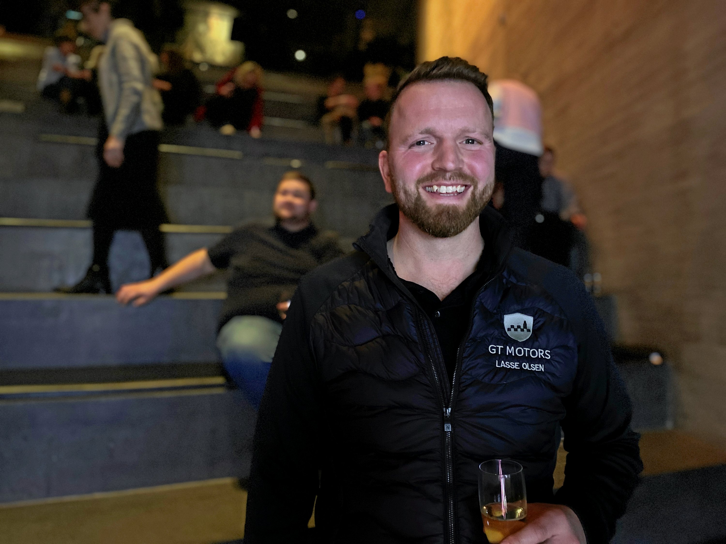 Lasse Olsen, formand for Bycentrum Vordingborg, mens der endnu var noget at smile af.