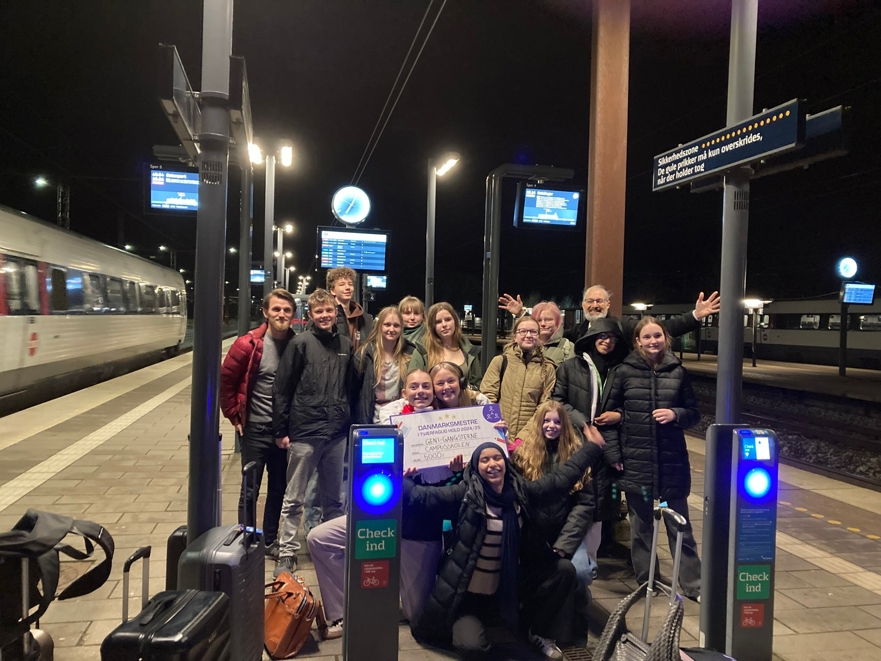 Ved hjemkomsten til Ringsted var glæden stor. - PR Ved hjemkomsten til Ringsted var glæden stor.