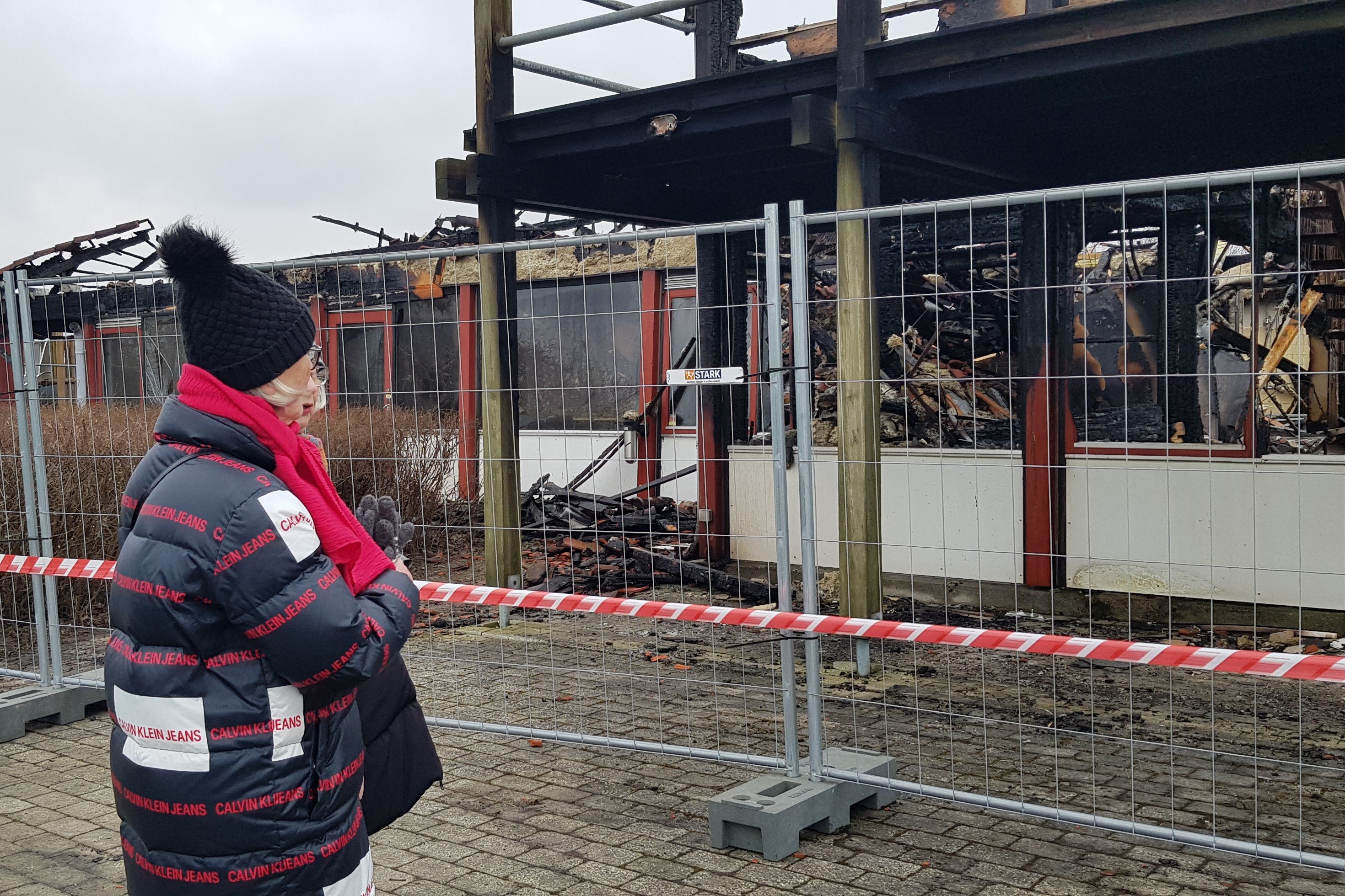 Restauranten brændte ned tidligere på måneden.