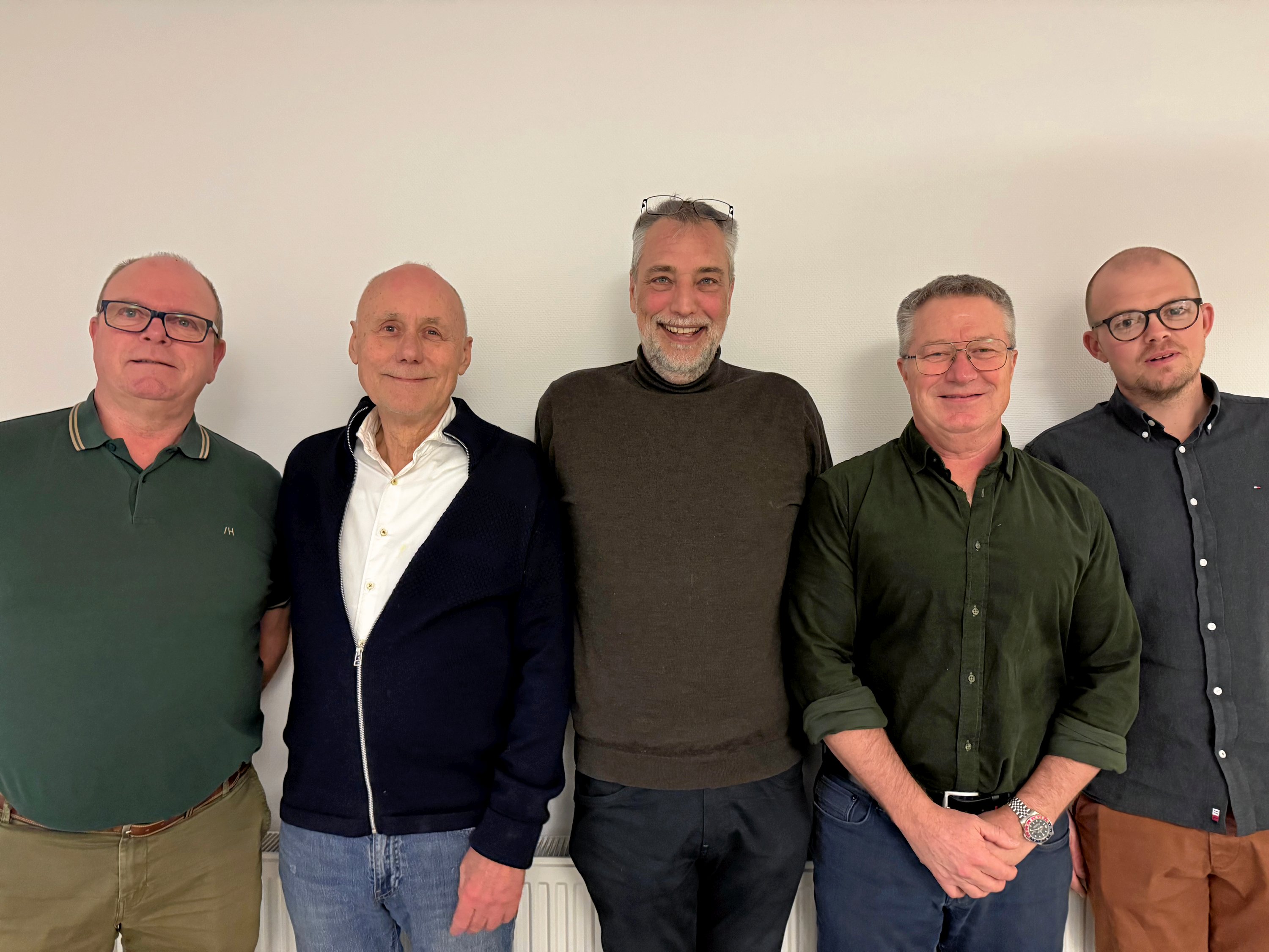 Palle Hinrichsen, Jan Paustian, Jens Kjær Nielsen, Peter Sonne og Kasper Jørgensen holdt mandag stiftende generalforsamling for Storebæltslisten.